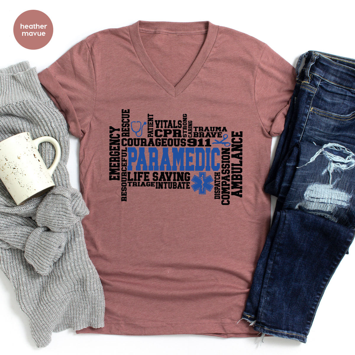 Paramedic T-Shirt, Ambulance Shirt, Life Saver T-Shirt, Gift For Live Saver, Health Worker Shirt