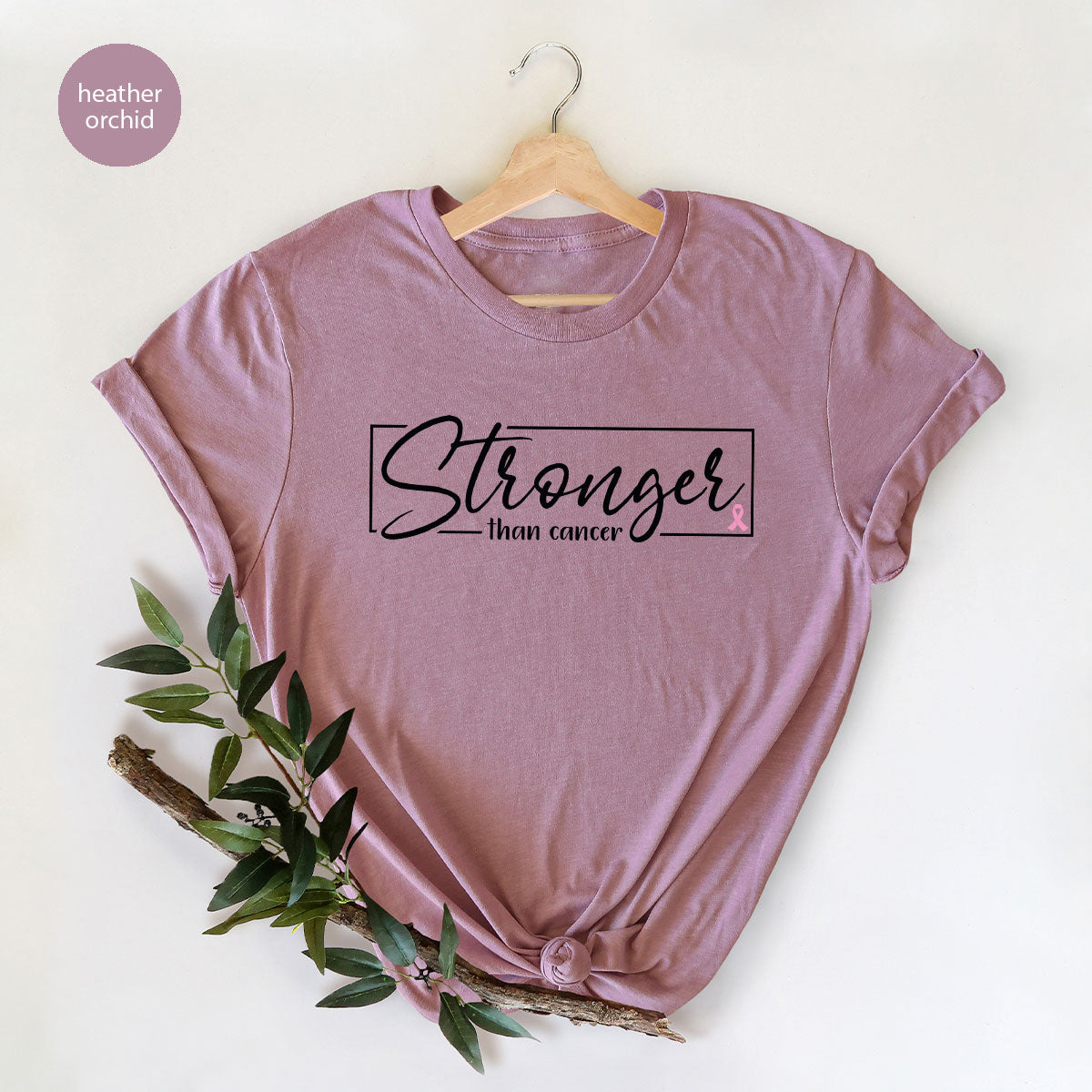 Stronger Than Cancer T-Shirt, Cancer Support Shirt, Cancer Warrior Tee