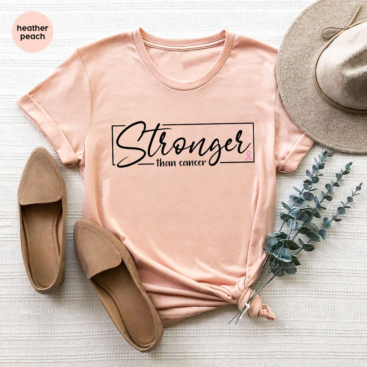 Stronger Than Cancer T-Shirt, Cancer Support Shirt, Cancer Warrior Tee