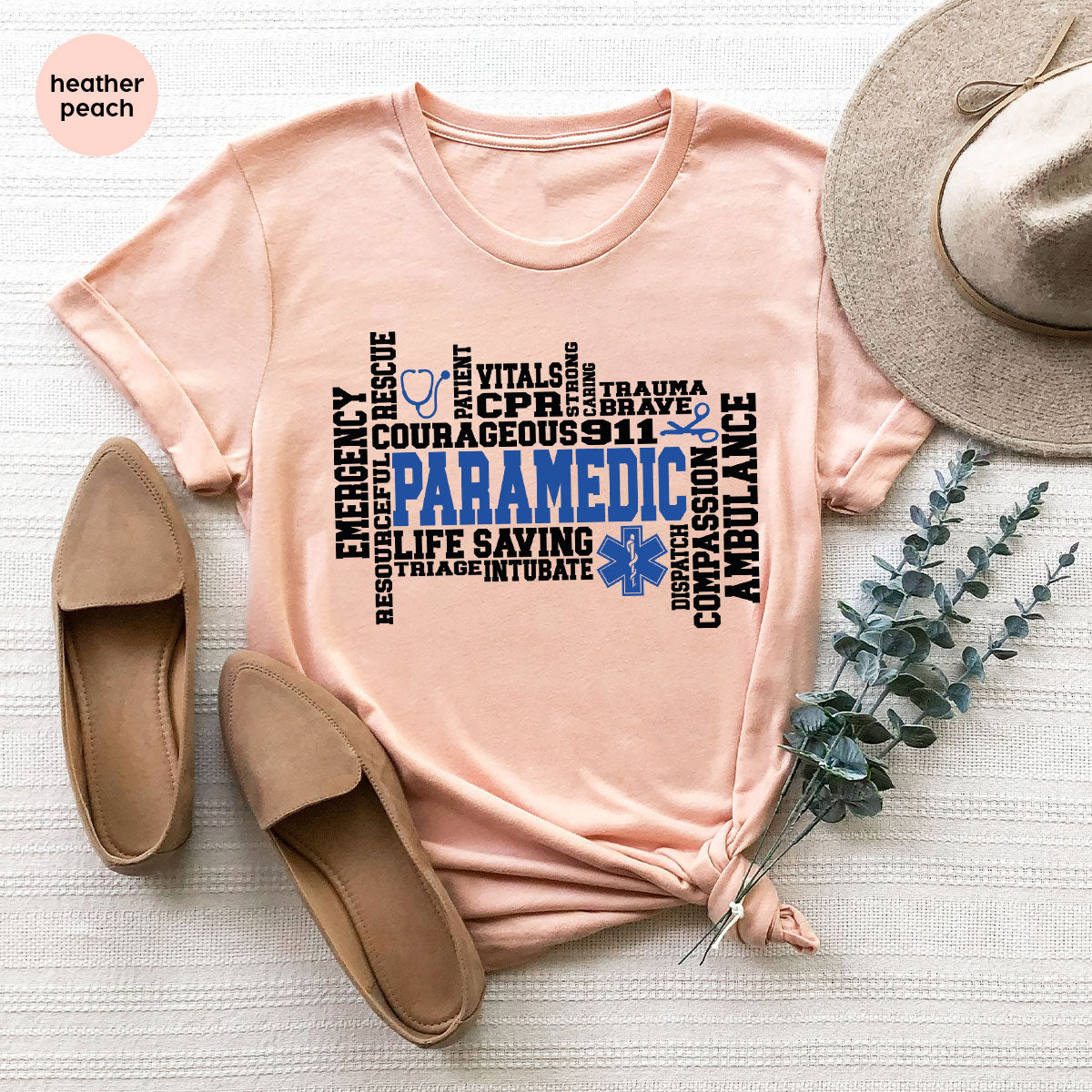 Paramedic T-Shirt, Ambulance Shirt, Life Saver T-Shirt, Gift For Live Saver, Health Worker Shirt