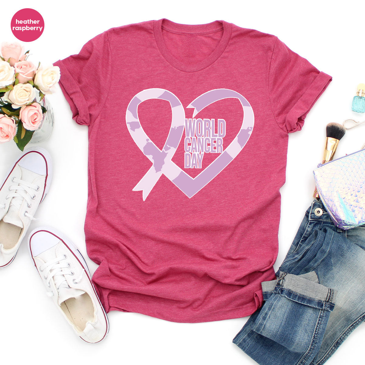 World Cancer Day Gift, Cancer Day T-Shirt, Cancer Day Support Shirt