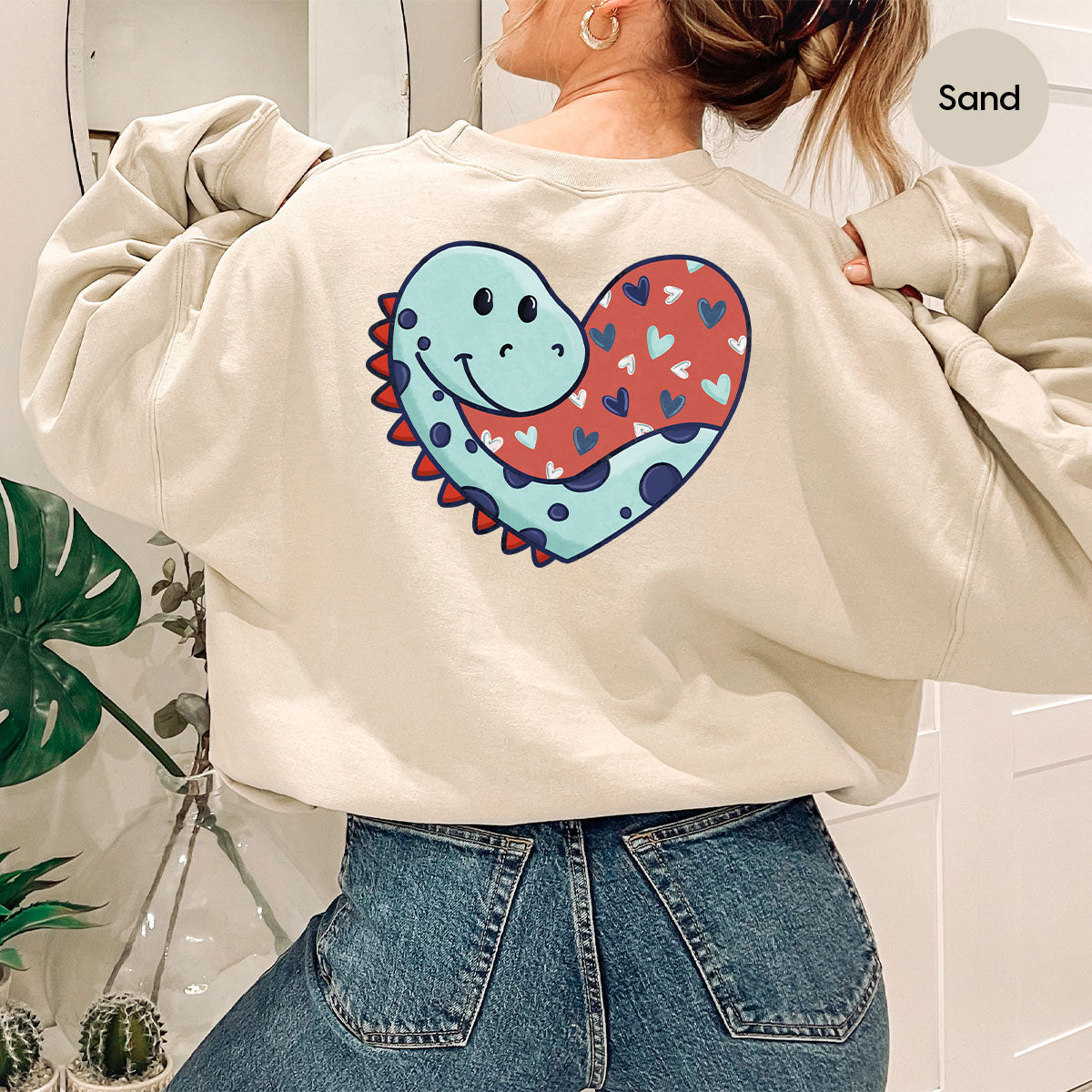 Valentine's Day Dino Shirt, Heart Of Dinosaur Shirt, Feb 14 Tee
