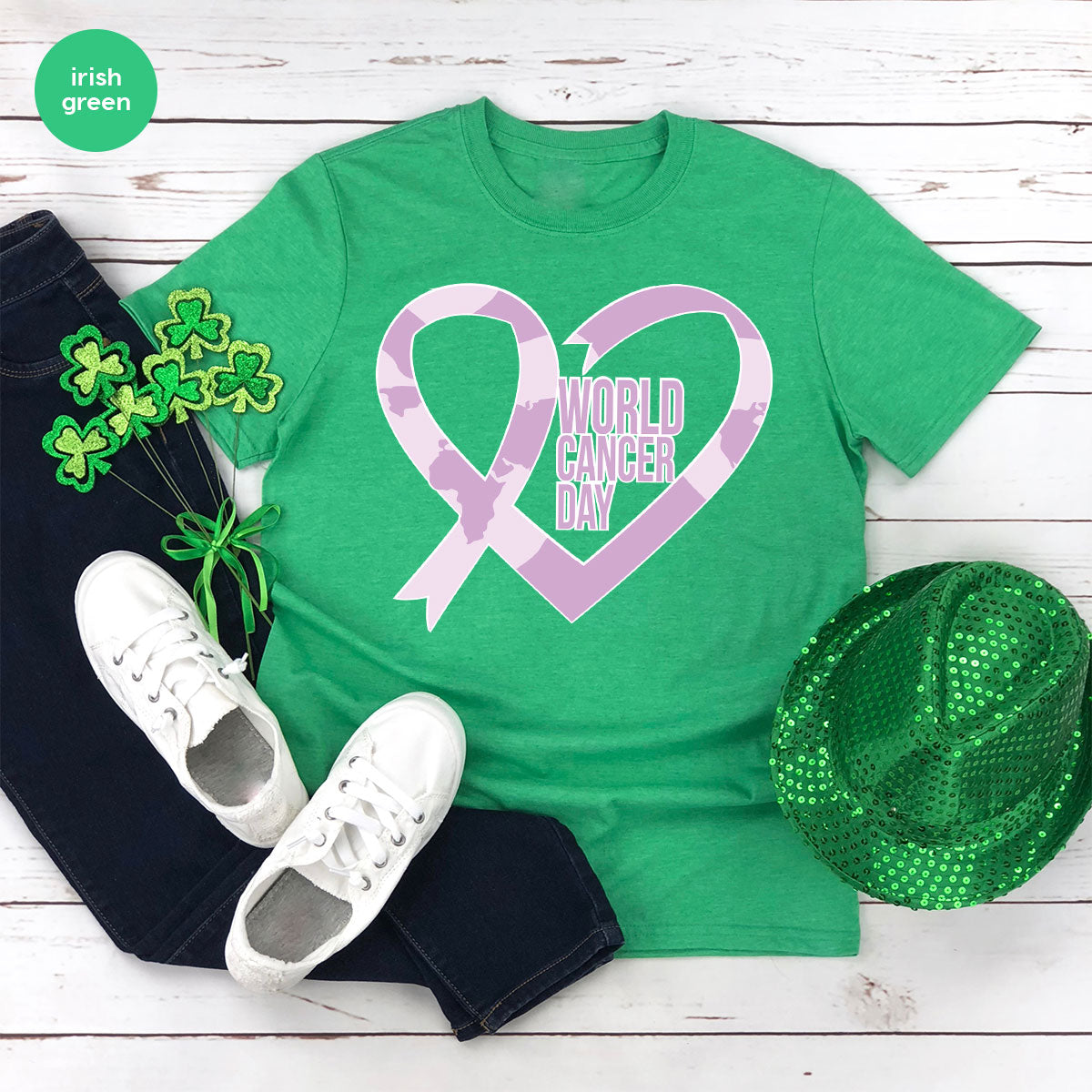 World Cancer Day Gift, Cancer Day T-Shirt, Cancer Day Support Shirt