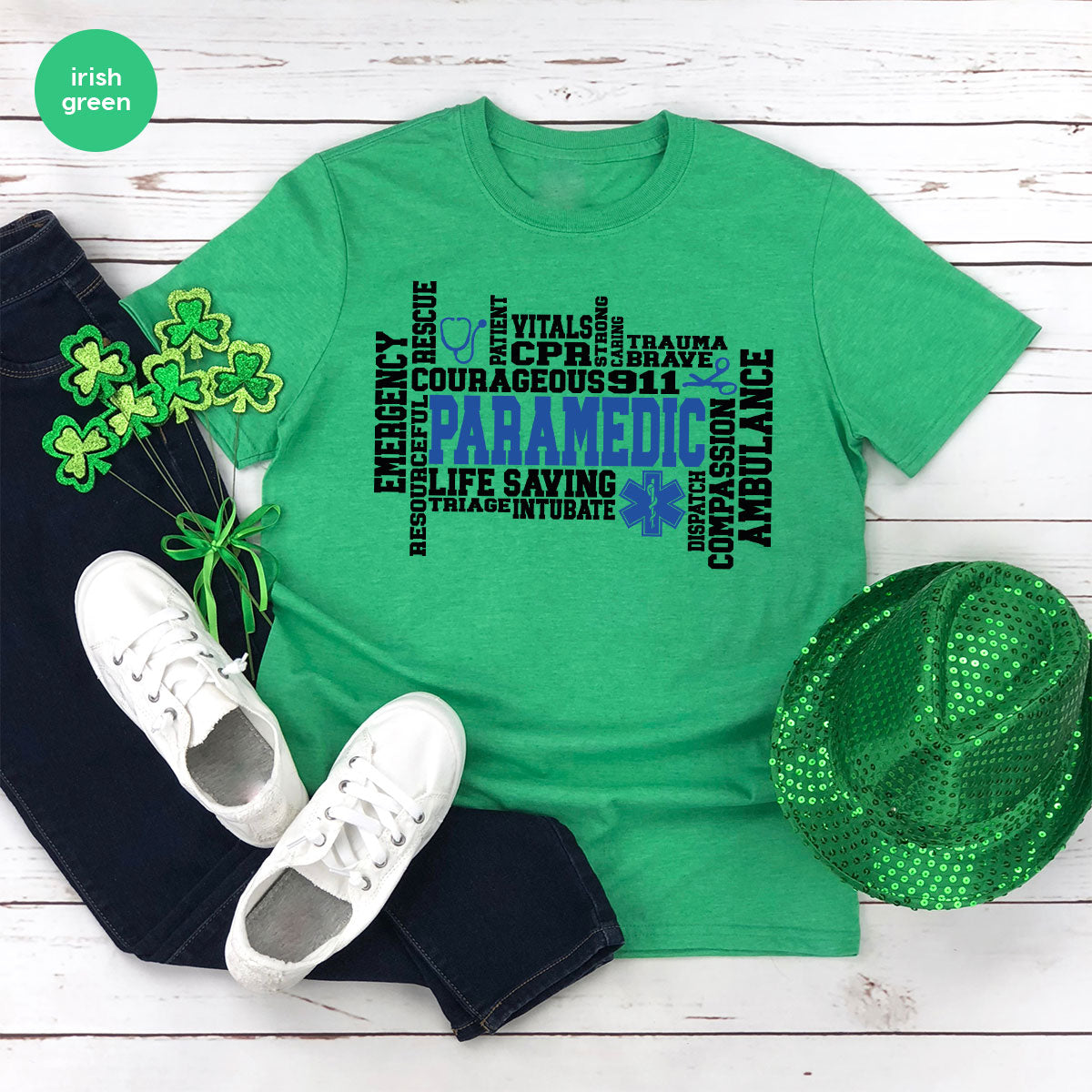 Paramedic T-Shirt, Ambulance Shirt, Life Saver T-Shirt, Gift For Live Saver, Health Worker Shirt