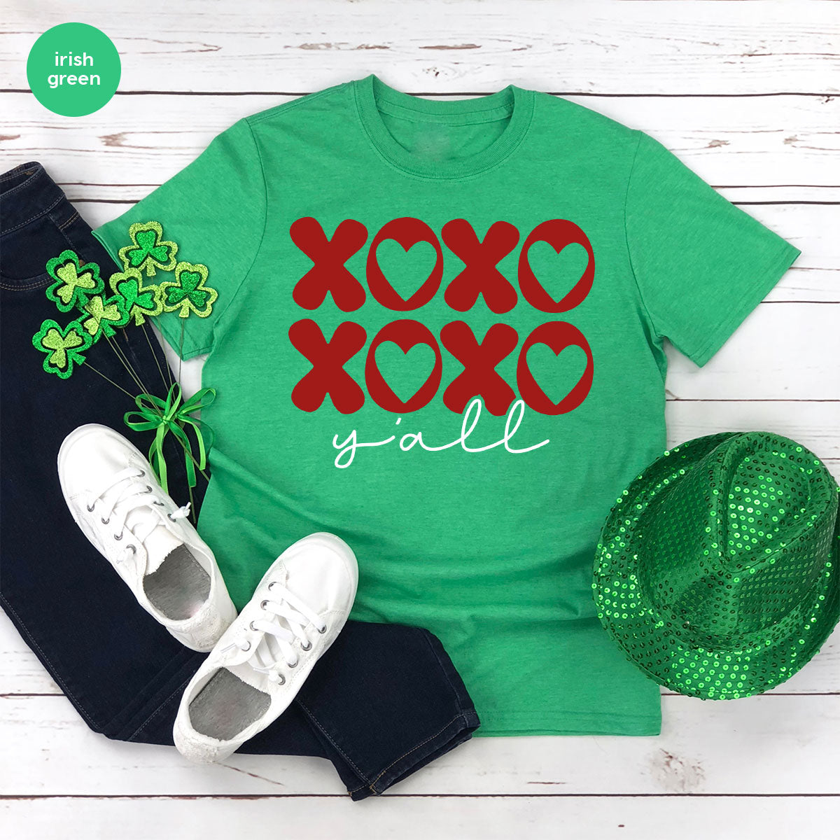 XOXO Shirt, Love Shirt, Valentine's Day T-Shirt, Couple Match Shirt