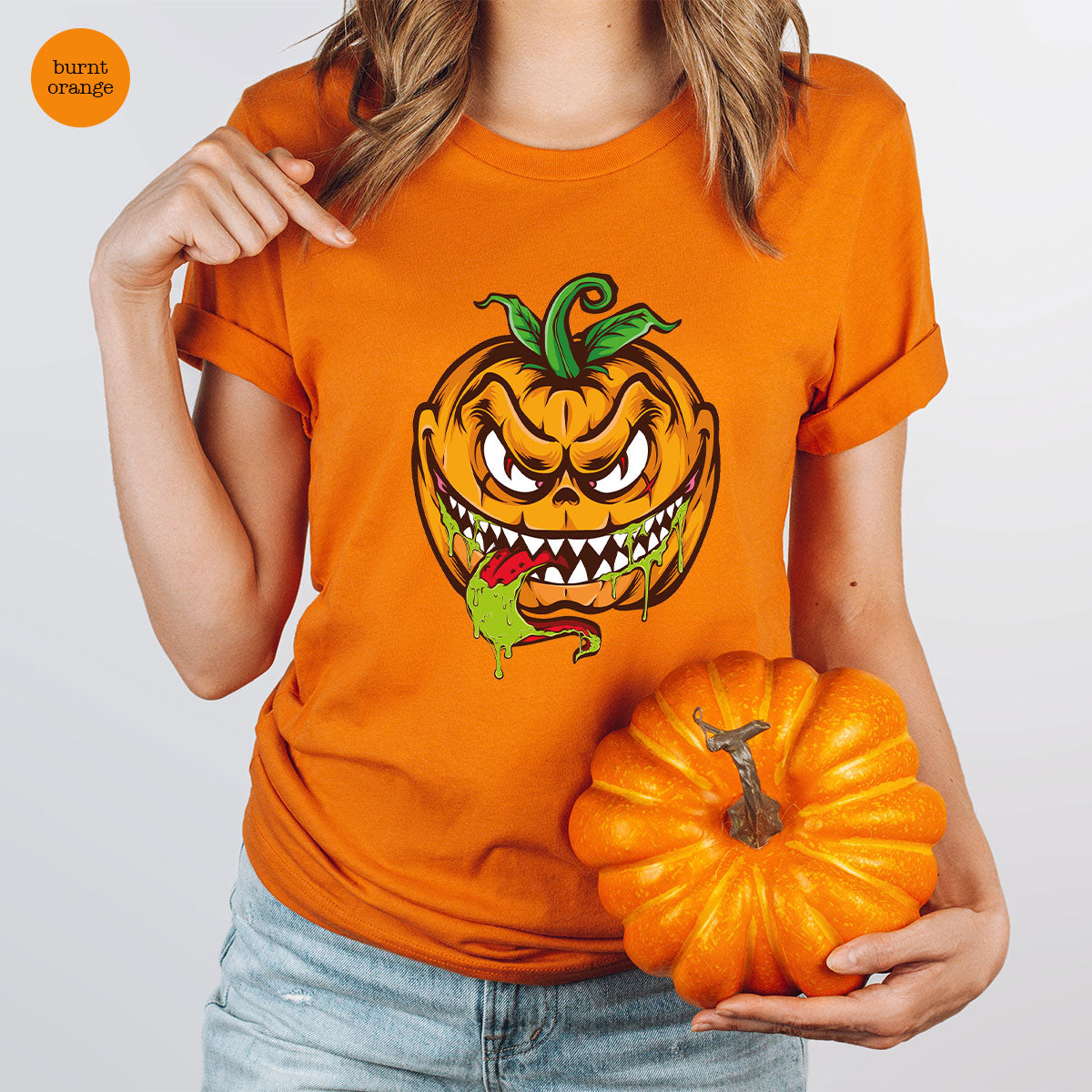 Pumpkin T-Shirt, Pumpkin T-Shirt Design For Men and Women, Halloween Gift