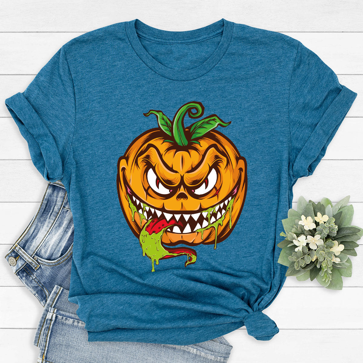 Pumpkin T-Shirt, Pumpkin T-Shirt Design For Men and Women, Halloween Gift