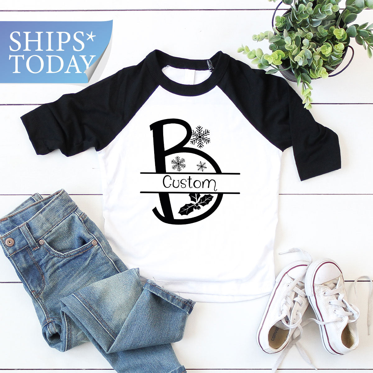 Custom Christmas T-Shirt, White Peach Design Shirt, Christmas Personalized Shirt