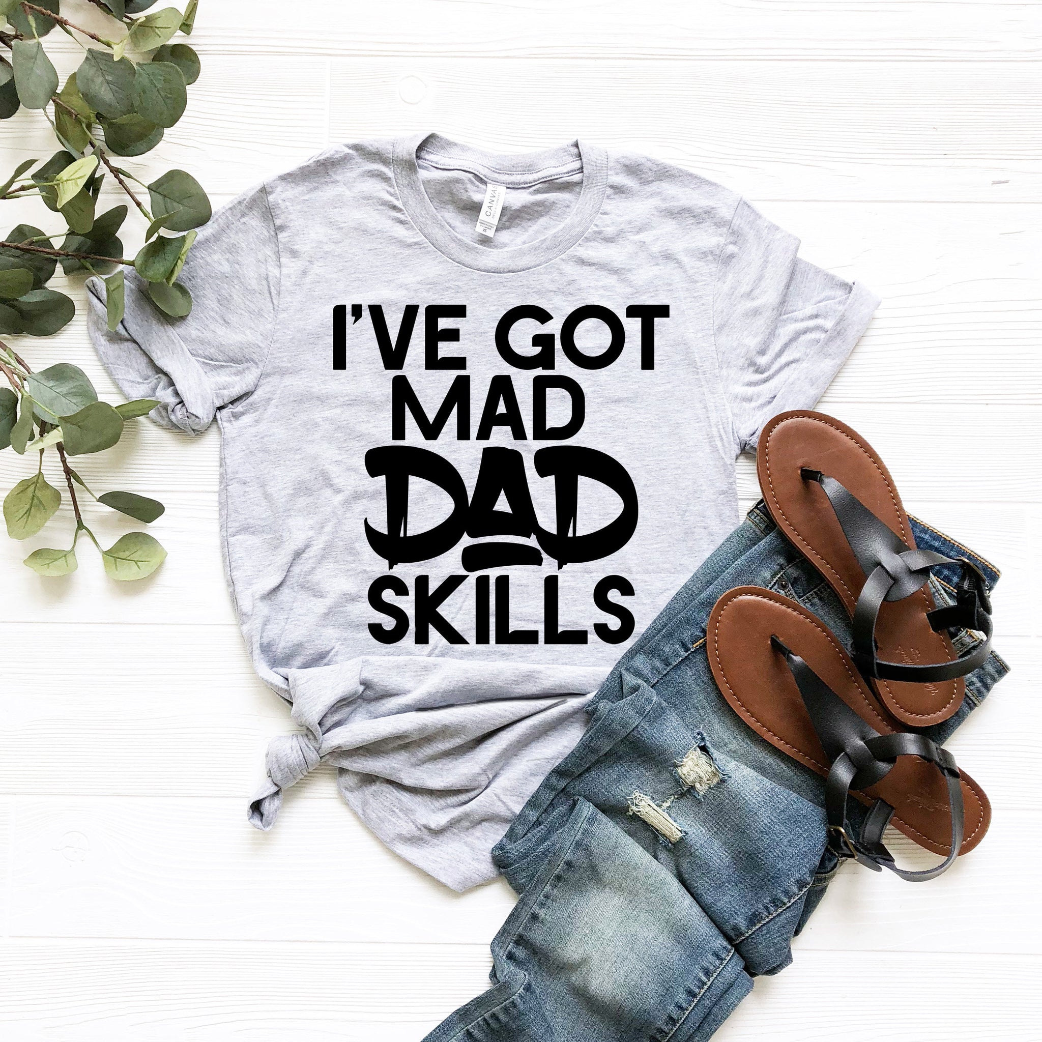Mad Dad Skills, Funny Dad Tshirts for Fathers Day, Dad gift shirts, Dad shirts from daughter, Funny Shirts for dad men husband,Dad Birthday, - Fastdeliverytees.com