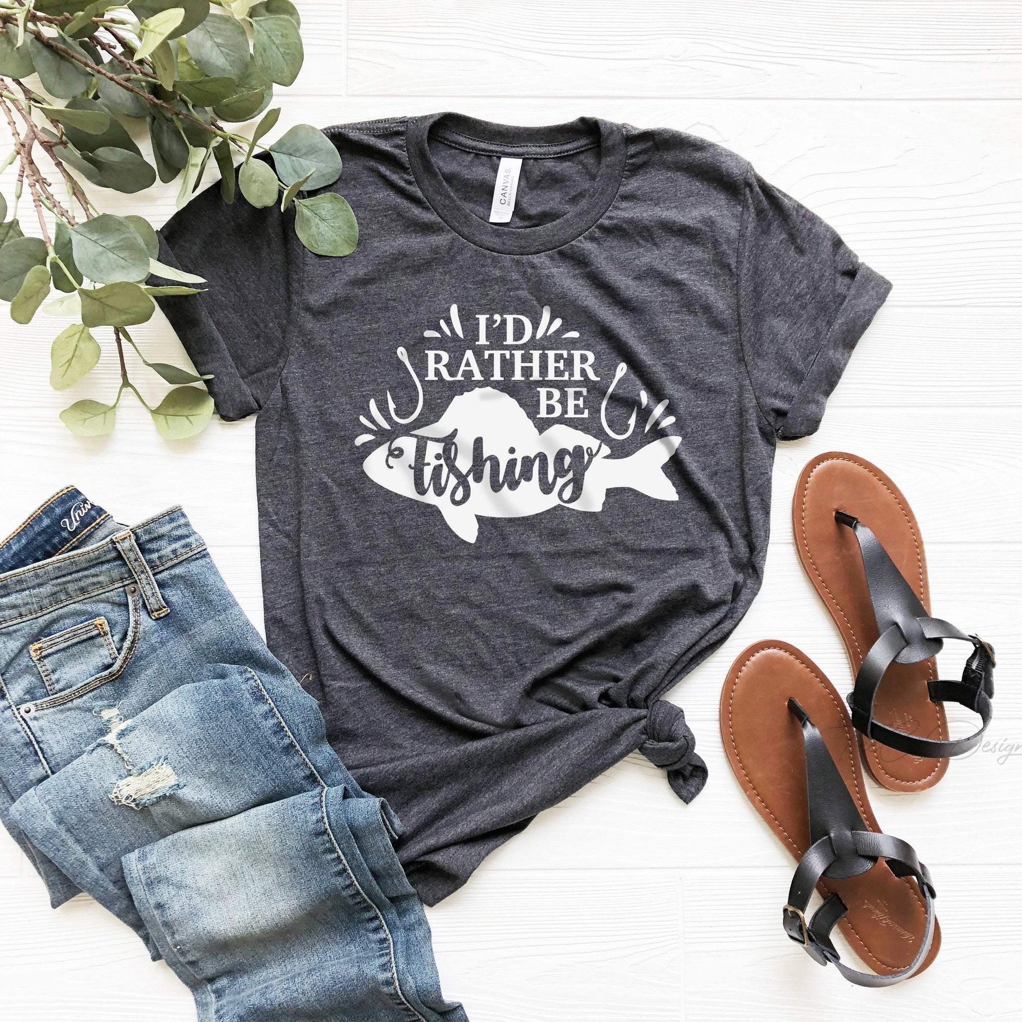 Funny Fishing Shirt, Fisherman Gifts, Fishing T-shirt for Women