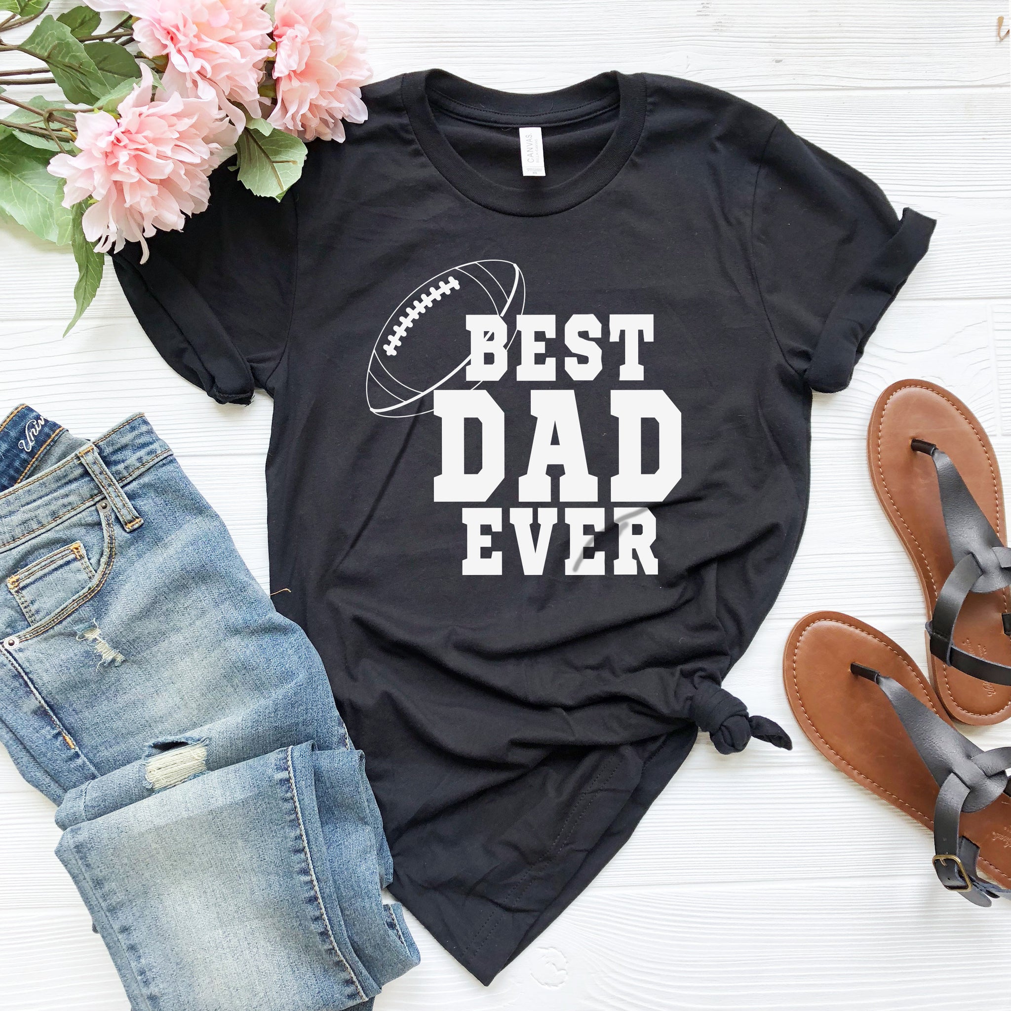 Funny Dad Tshirts for Fathers Day, Dad gift shirts, Dad shirts from daughter, Funny Shirts for husband,Dad Birthday, Football Dad - Fastdeliverytees.com