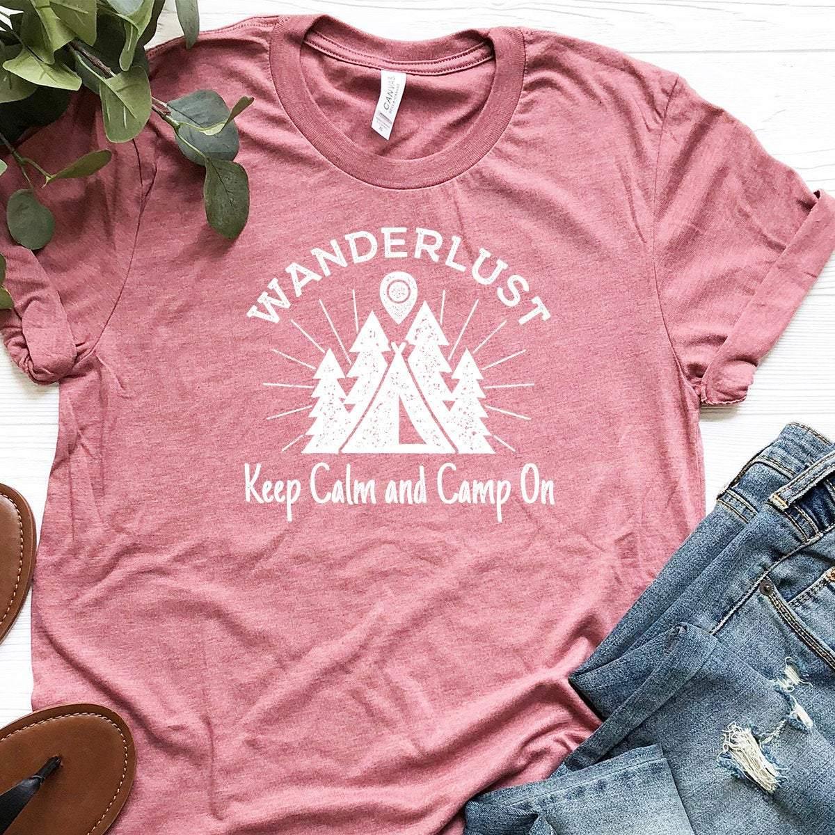 Wanderlust Shirt,Camping Shirt,Hiking Shirt,Adventure Shirt,Mountain Shirt,Climbing Shirt,Travel Shirt,Camper Shirt,Outdoor Shirt - Fastdeliverytees.com