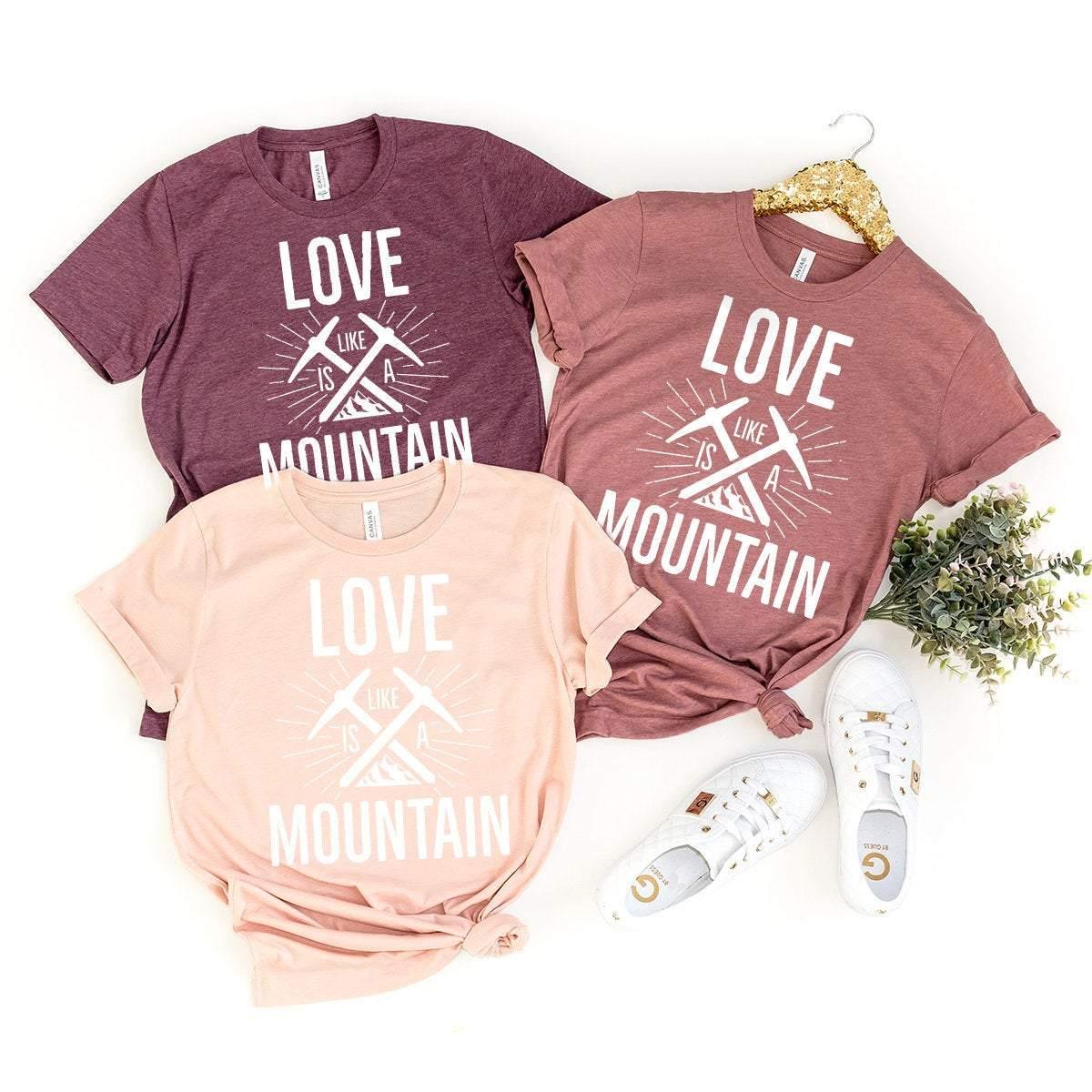 Camping Shirt ,Love Mountain Shirt, Adventure Shirt, Hiking Shirt, Climbing Shirt, Camper Shirt, Wanderlust Shirt, Mountain - Fastdeliverytees.com