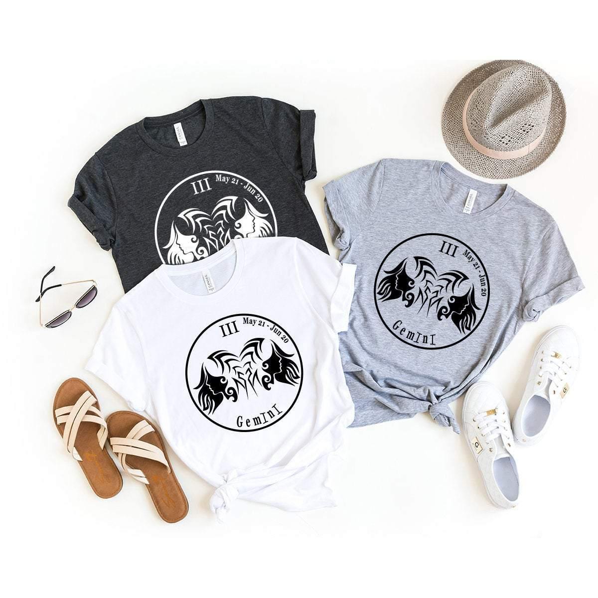 Gemini T Shirt, Horoscope Shirt, Gemini Zodiac T-Shirt, Astrology T-Shirt, Zodiac Signs Shirt, Astrology Gifts, Gemini Birth Sign Shirt - Fastdeliverytees.com