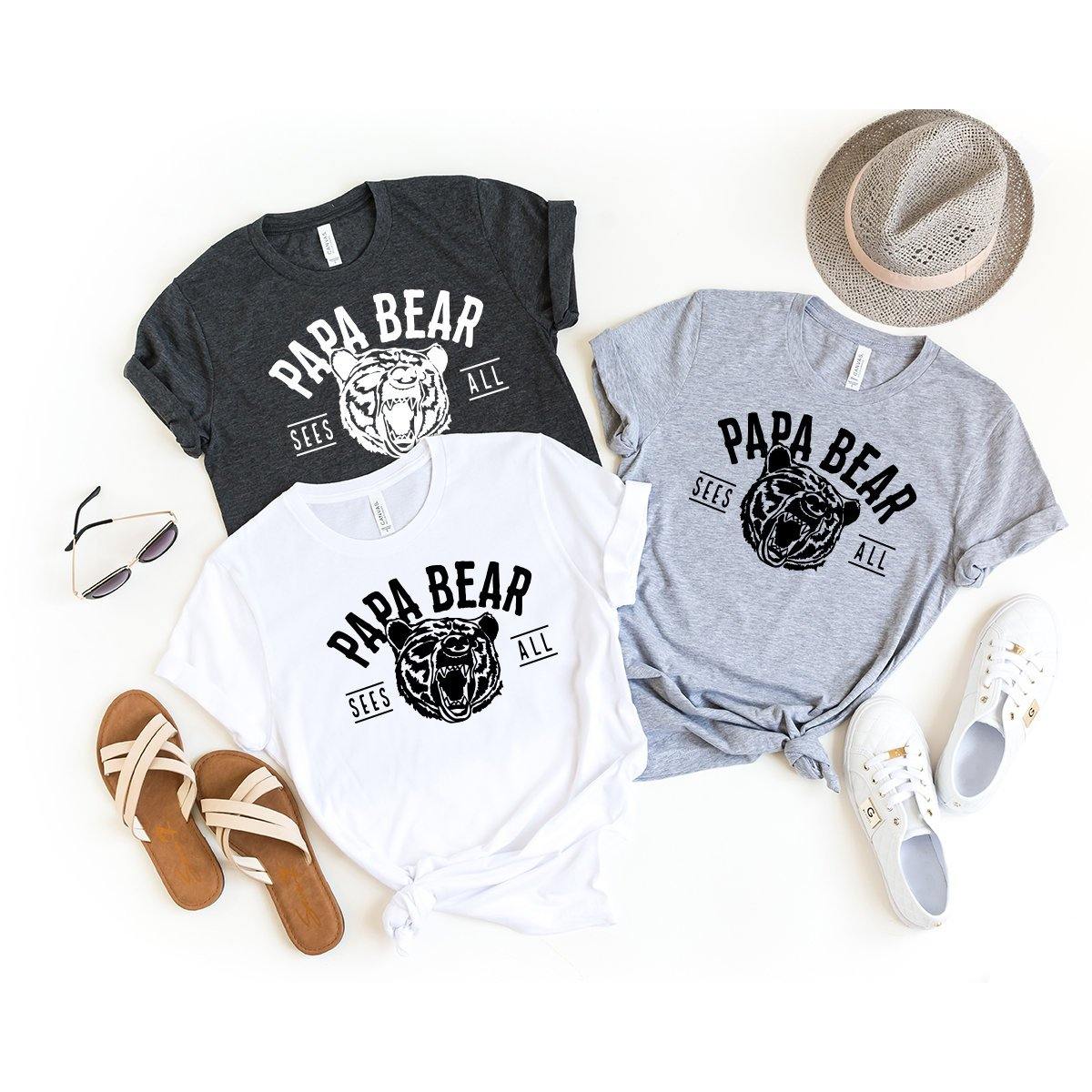 Dad Shirt, Papa Shirt, Shirt For Grandpa, Papa Bear T Shirt, Father's Day Shirt, Dad Gift, Grandpa Gift, Gift For Dad, Bear T-Shirt - Fastdeliverytees.com