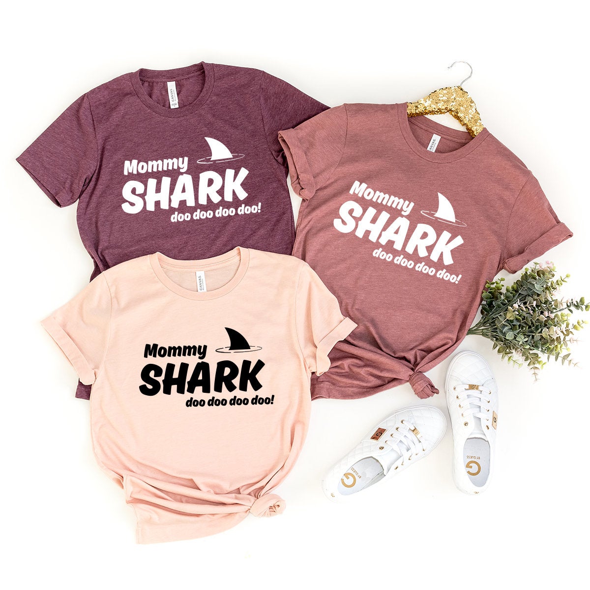 Matching Family Shirt, Shark Family Shirts, Family T-Shirt, Mommy Shark Shirt, Daddy Shark Shirt, Brother Shark Shirt, Baby Shark Onesie - Fastdeliverytees.com