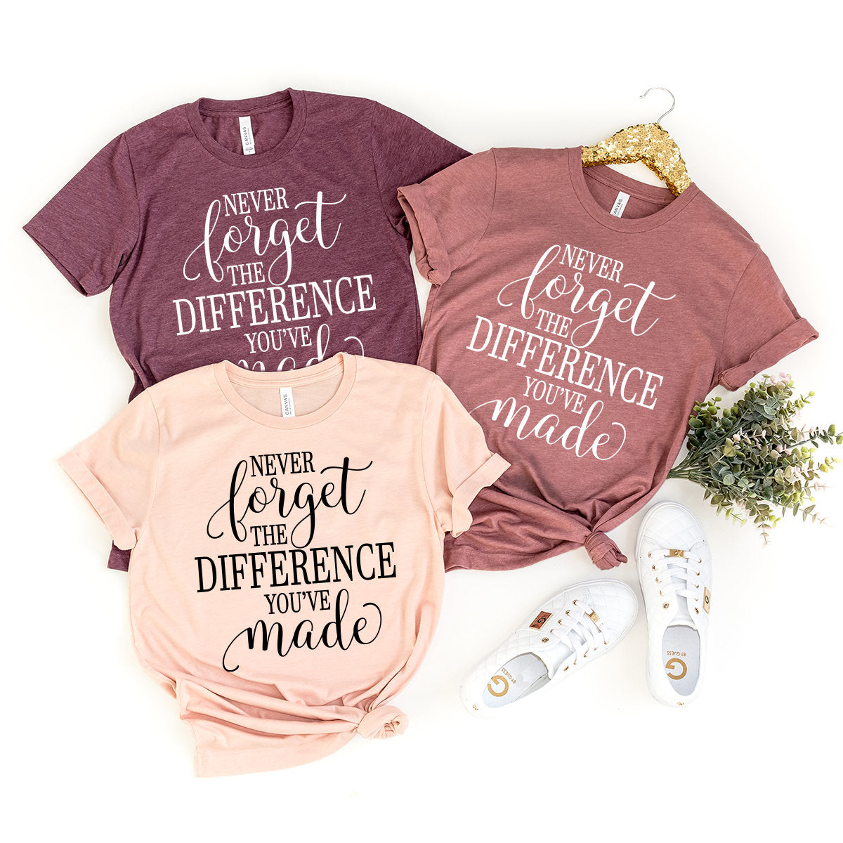 Retirement Shirt, Retirement Gift, Teacher Shirt, Never Forget The Difference You've Made Shirt, Appreciation Shirt, Inspirational Shirt - Fastdeliverytees.com