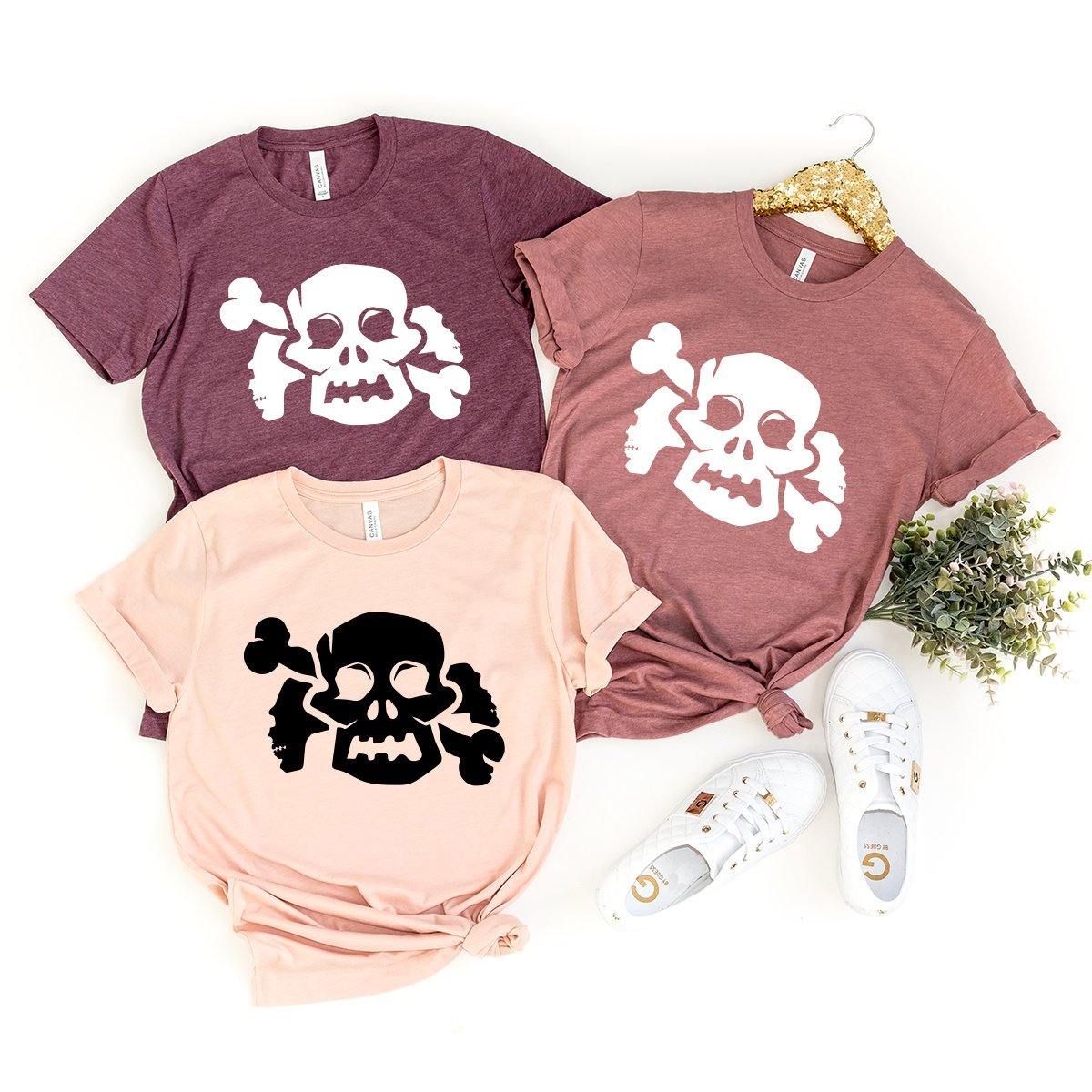Skull With Bond Halloween T Shirt, Halloween T-Shirt, Fall Shirt, Halloween Gift, Funny Halloween Shirt, Horror Shirt, Halloween Party Shirt - Fastdeliverytees.com