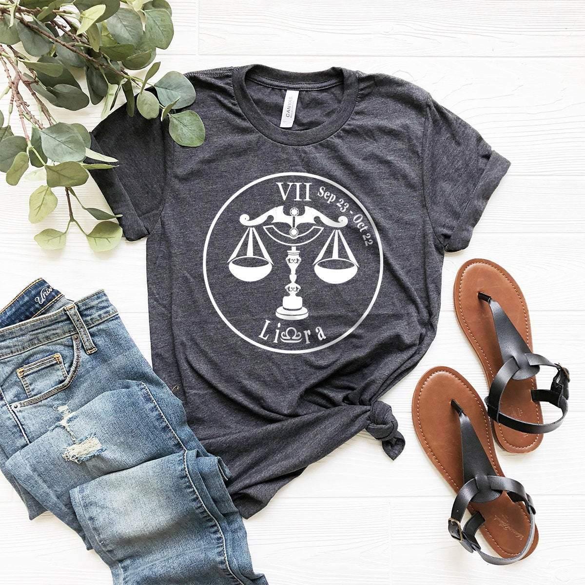 Zodiac Signs Shirt, Libra T Shirt, Astrology Shirt, Astrology Gifts, Libra Zodiac T-Shirt, Horoscope Shirt, Libra Birth Sign Shirt - Fastdeliverytees.com