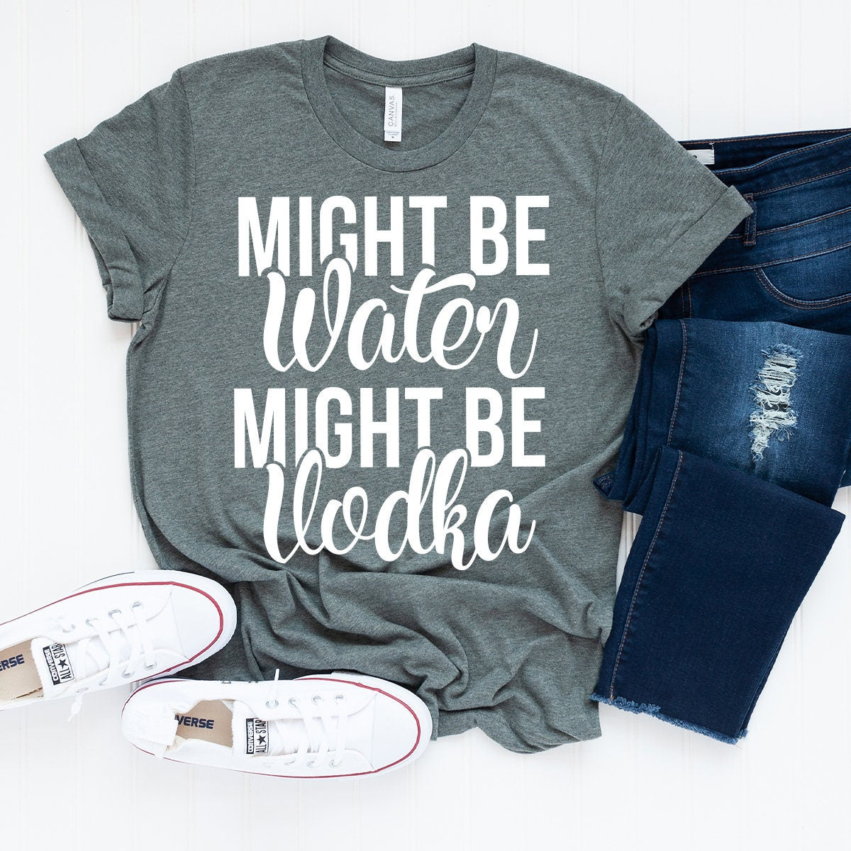 Vodka Shirt, Vodka Lover Tshirt, Vodka Lover Gift, Funny Drinking Shirt, Alcohol Shirt, Might Be Water Might Be Vodka Shirt, Party Shirt - Fastdeliverytees.com