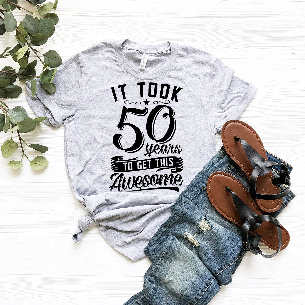 Funny Birthday Tshirt, Gift For 50 Old, 50th Birthday Shirt, Birthday Party Shirt, Awesome Birthday Shirt, 50 Years Shirt, Parents Gift - Fastdeliverytees.com
