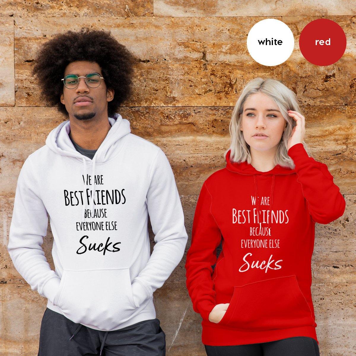 Custom Best Friend Hoodie, We Are Best Friends Hoodie, Bestie Matching  Hoodie