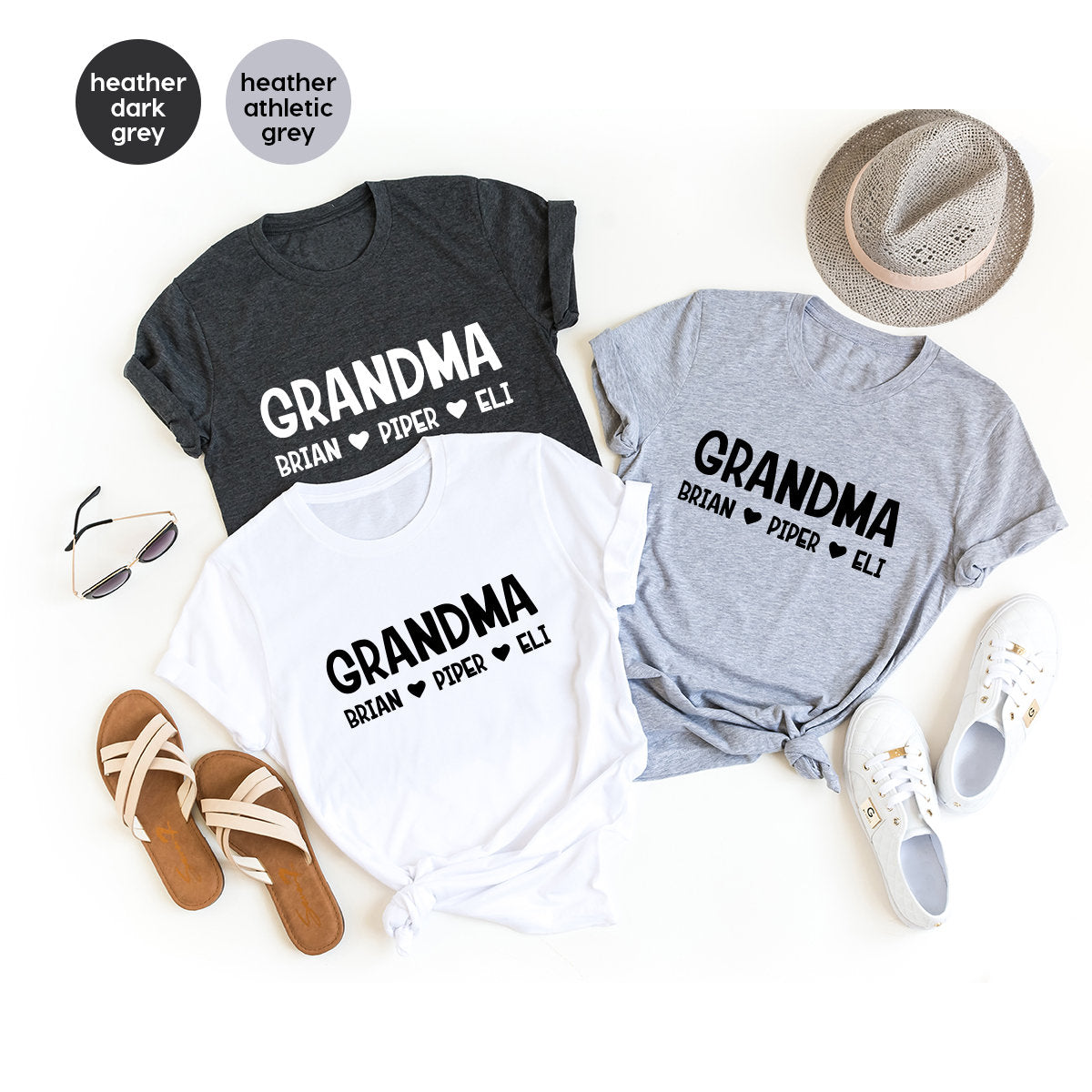 Personalized Grandma Shirt, Custom Grandma Tee, Grandma T Shirt, Gift From Grandma, Grandmother Tees, Grandma Shirt, Grandma Gifts - Fastdeliverytees.com