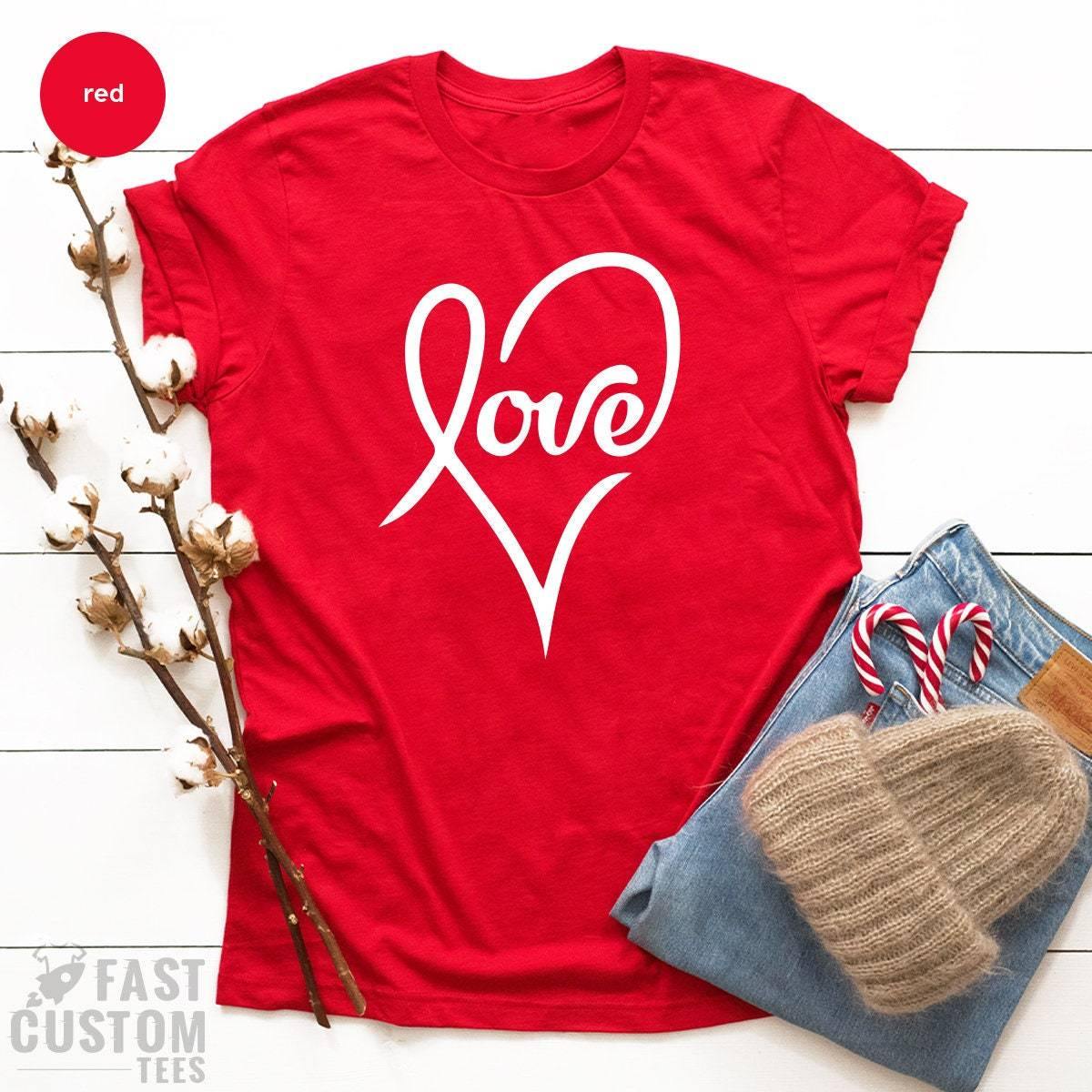 love heart shirt womens