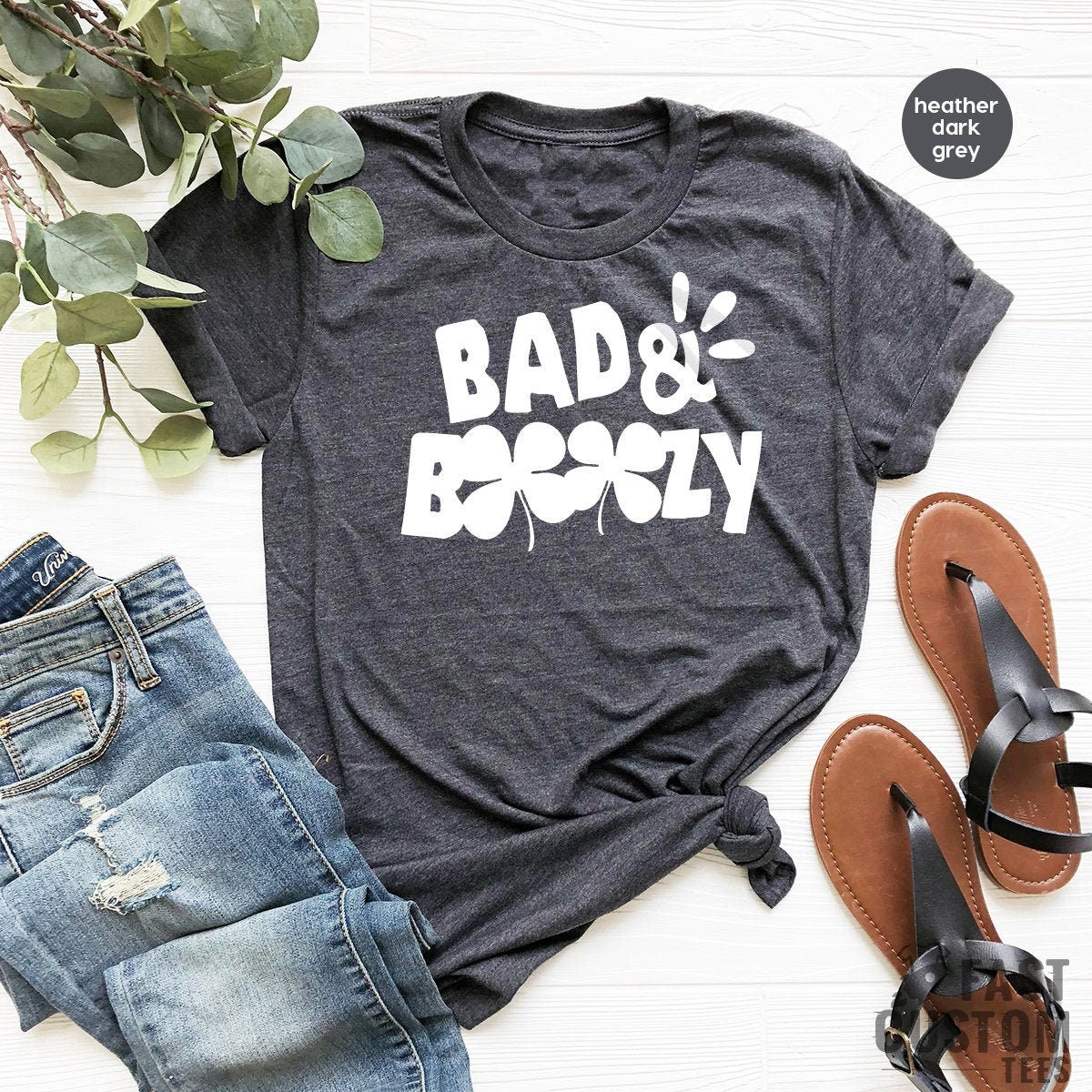 Drinking Shirt, Bad Boozy TShirt, St Patrick Day Shirts, Lets Paddy T Shirt, Irish Beer Drink Tee, Day Drink Tee, Irish Day Gifts - Fastdeliverytees.com