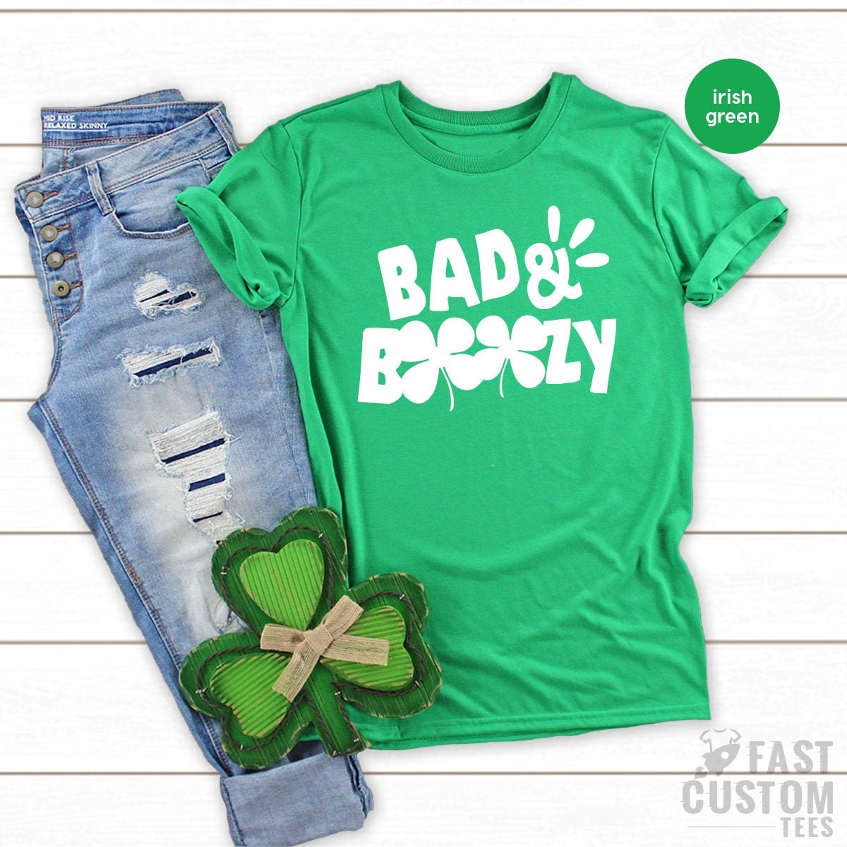 Drinking Shirt, Bad Boozy TShirt, St Patrick Day Shirts, Lets Paddy T Shirt, Irish Beer Drink Tee, Day Drink Tee, Irish Day Gifts - Fastdeliverytees.com