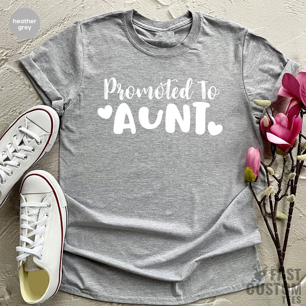 Promoted To Aunt T-Shirt, Cute Auntie Shirt, Best Auntie T Shirt, Cool Sister Shirt, Aunt To Be Shirt, Gift For Auntie, New Auntie Gift - Fastdeliverytees.com