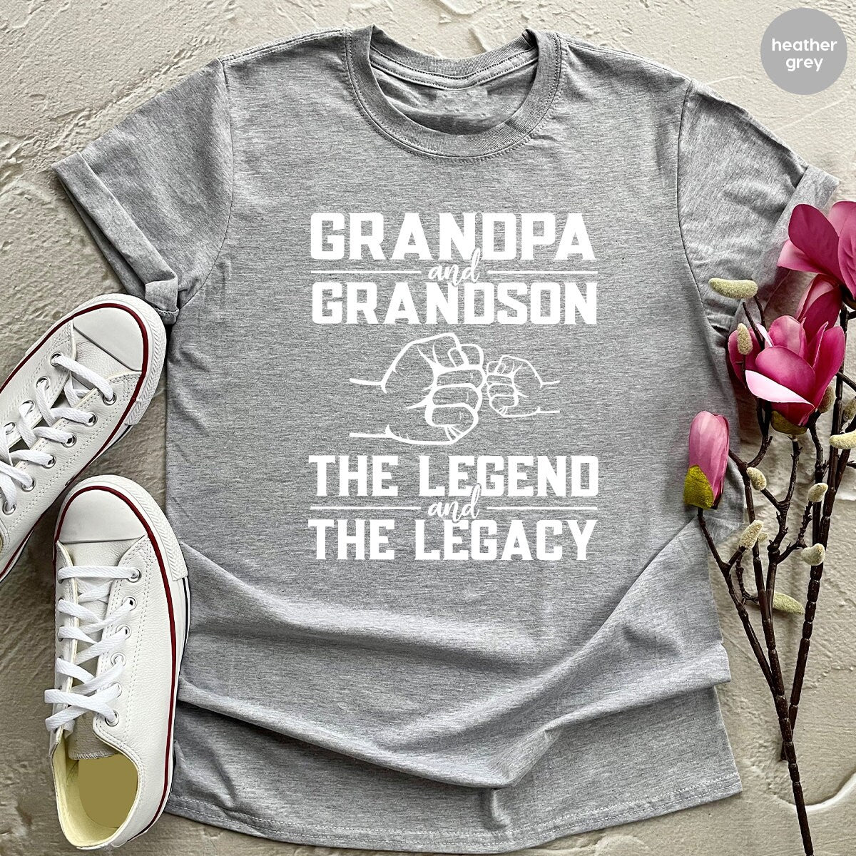 Grandpa And Grandson Shirt, Grandpa TShirt, Gift For Grandad, Papa T Shirt, Papa Gifts, Grandfather Shirts, Father's Day Shirt, Papa Tee - Fastdeliverytees.com