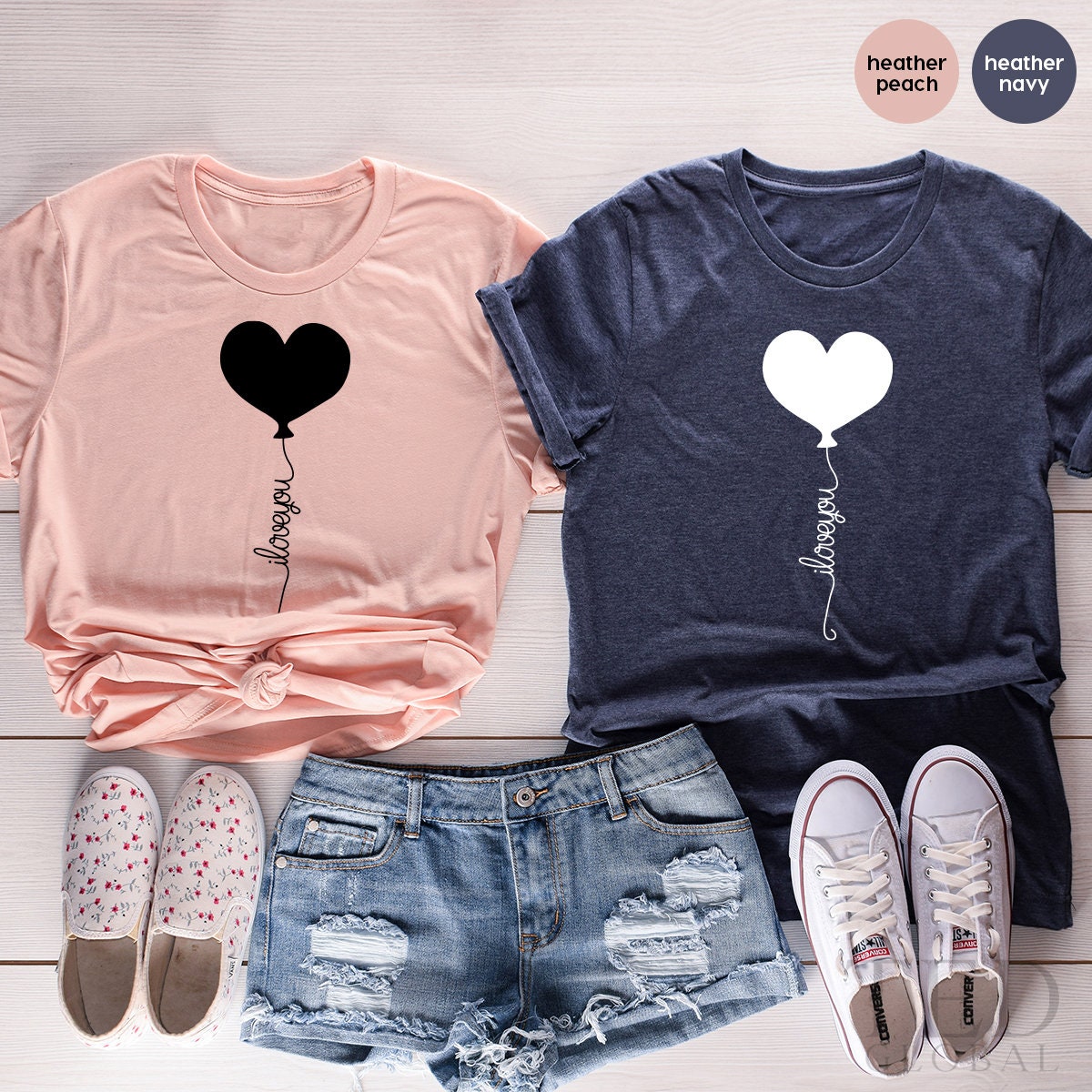 Love You Shirt,Valentines Day Shirt,Valentine Shirt,Valentines T Shirt,Couple Shirts,Hearts Ballon Tee,Shirt For Women,Valentines Day Gift - Fastdeliverytees.com