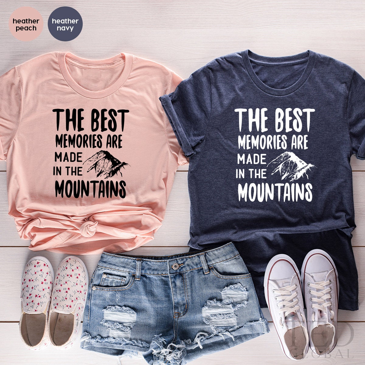 Mountains T Shirt, Adventure T-Shirt, Hiker Friends TShirt, Best Memories Shirt, Hiking Shirt, Gift For Travel Lover, Mens Trip Tees - Fastdeliverytees.com