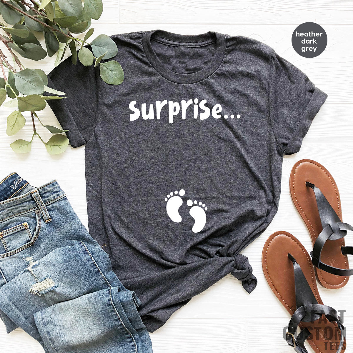 Pregnancy TShirt, New Mama T Shirt, Mom To Be Shirt, First Mothers Day, Suprise TShirt, - Fastdeliverytees.com