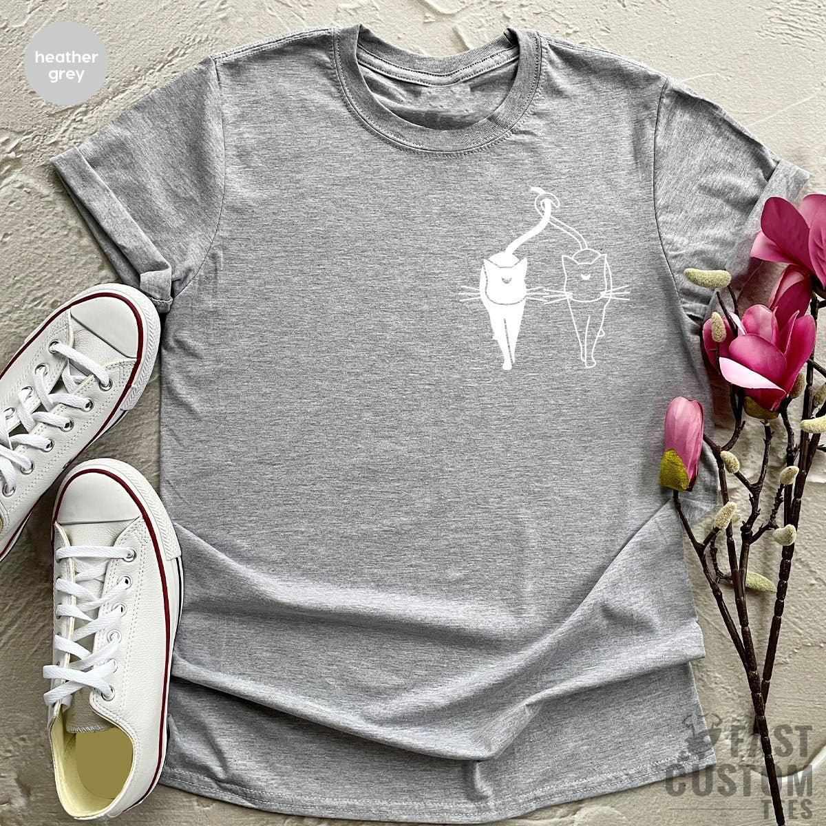 Cat Heart Shirt, Cat Lover T Shirt, Cat Mom TShirt, Fur Mama T Shirt, Cute Cat T-Shirt, Kitten Shirts, Cat Lover Gift, Fur Parent Shirt - Fastdeliverytees.com