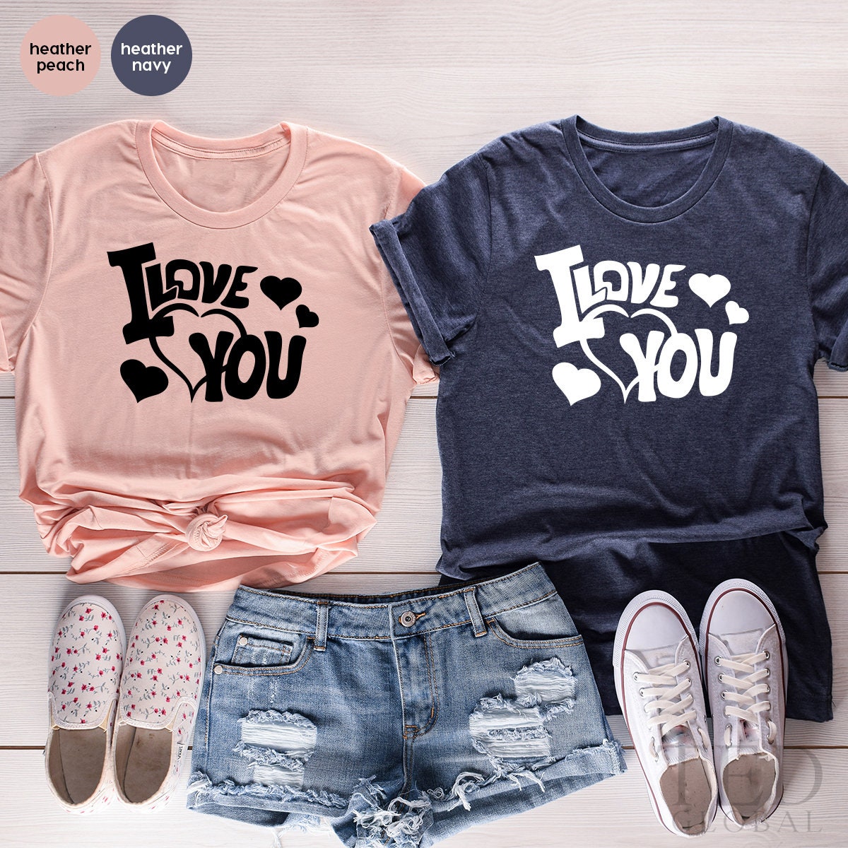 Personalized Couple Shirts, Girlfriend Shirt, I Love You T Shirt, Mothers Day Shirt, Valentines Day TShirt, Shirt For Women - Fastdeliverytees.com