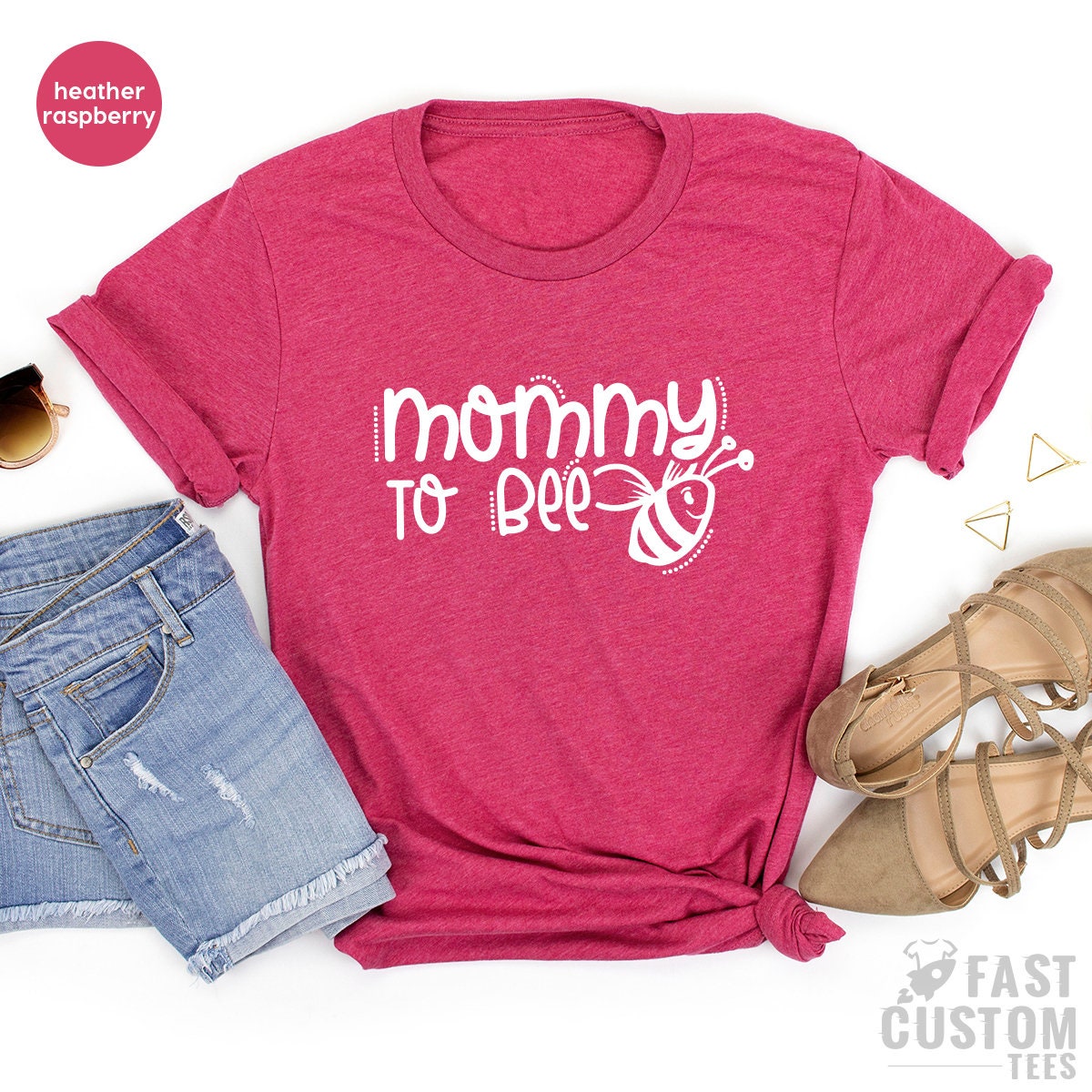 Mommy To Bee Shirt, Baby Announcement Shirt, Pregnancy Reveal Tee, Pregnant T Shirts, Mom To Be T Shirt, New Mama Gift, Gift For New Mom - Fastdeliverytees.com