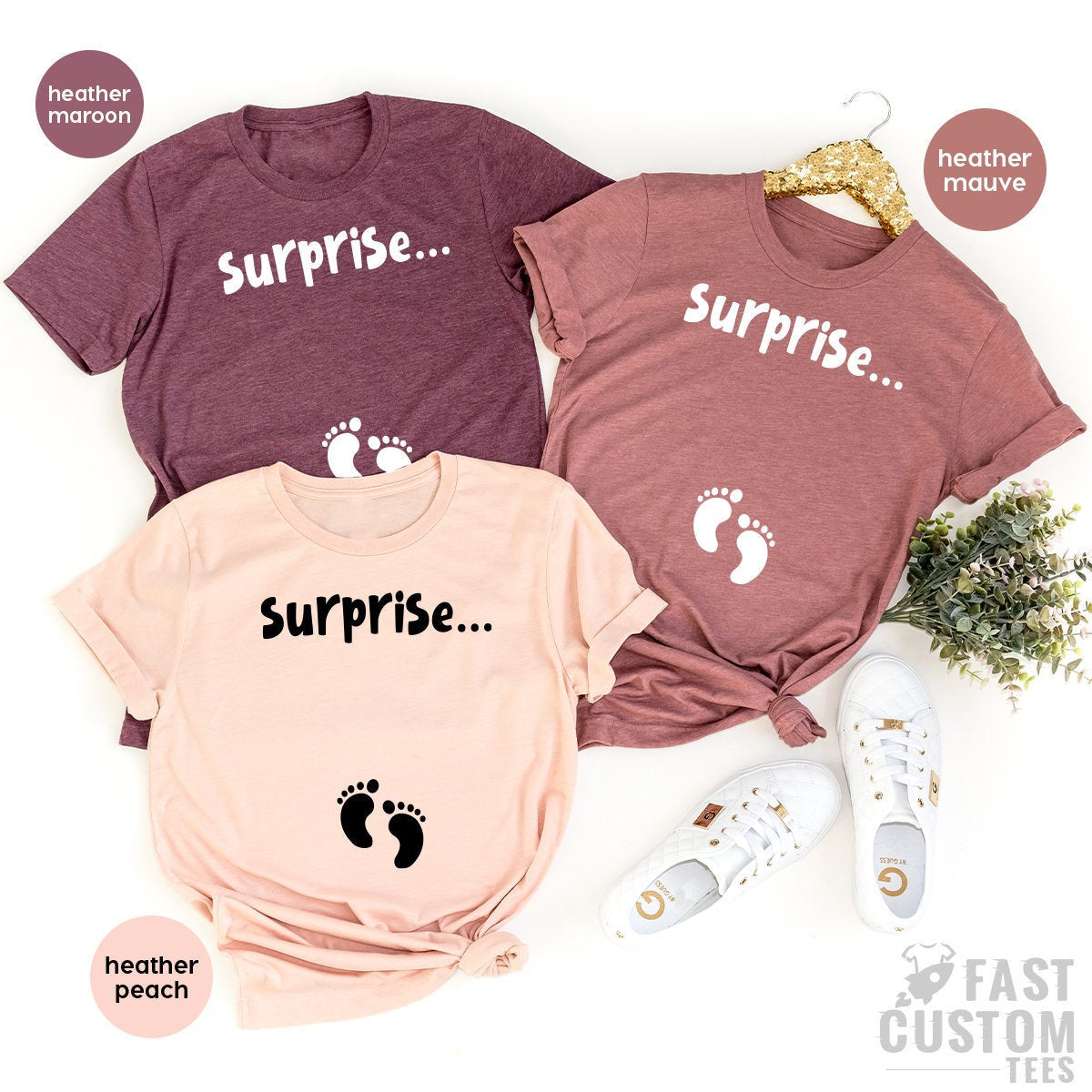 Pregnancy TShirt, New Mama T Shirt, Mom To Be Shirt, First Mothers Day, Suprise TShirt, - Fastdeliverytees.com