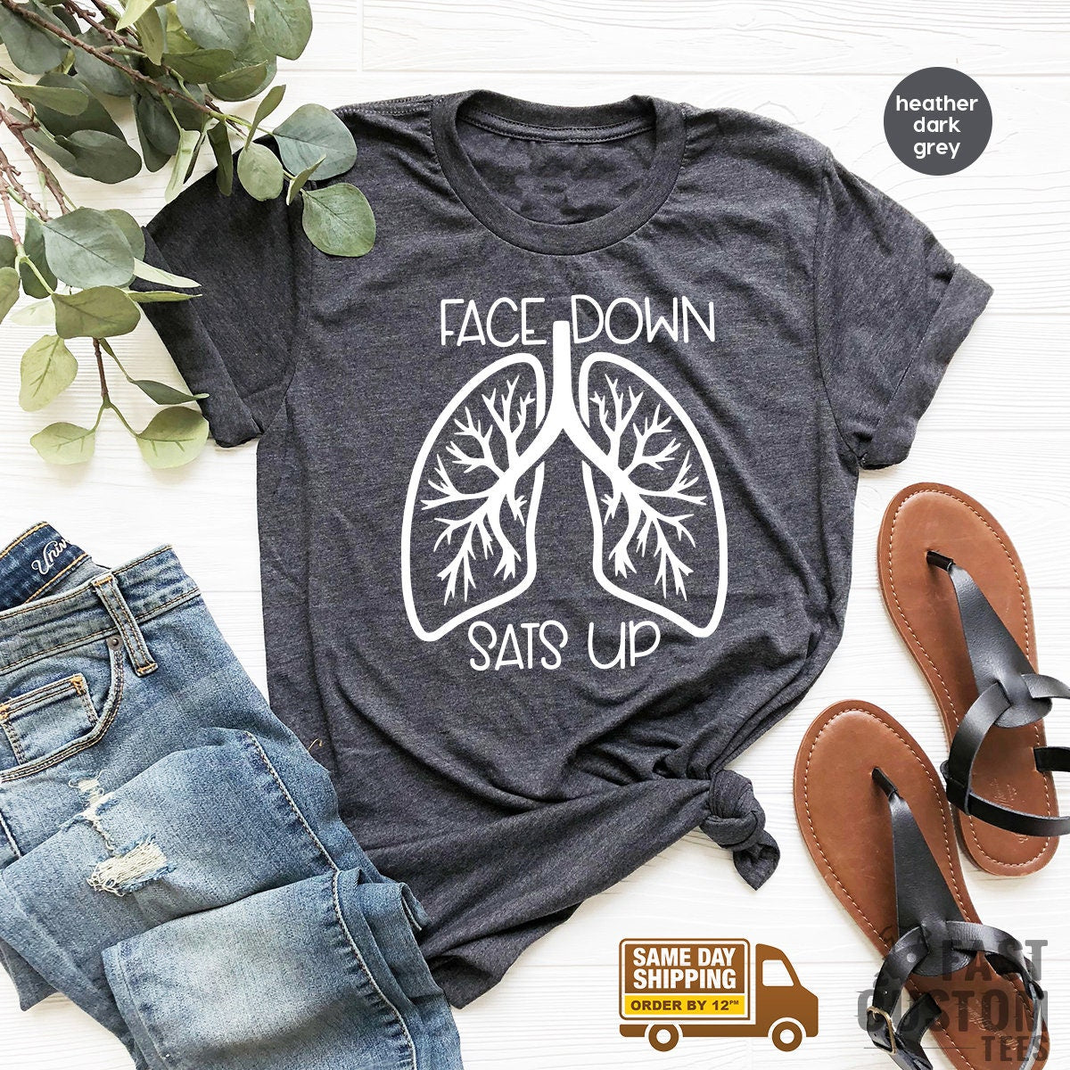 Healthcare Worker Shirt, Face Down Sats Up TShirt, Nursing T Shirt, Team Lung Shirt, Gift For Nurses, Nursing Tee - Fastdeliverytees.com
