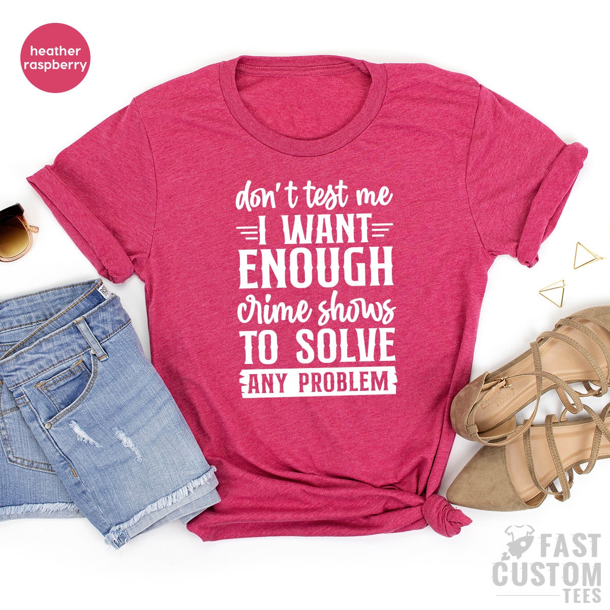 Crime Shows Shirt, Funny Crime TShirt, Crime Saying Shirt, Criminal Humor Tee, To Solve Any Problem, Horror TV Series, Crime Show Lover Tee - Fastdeliverytees.com
