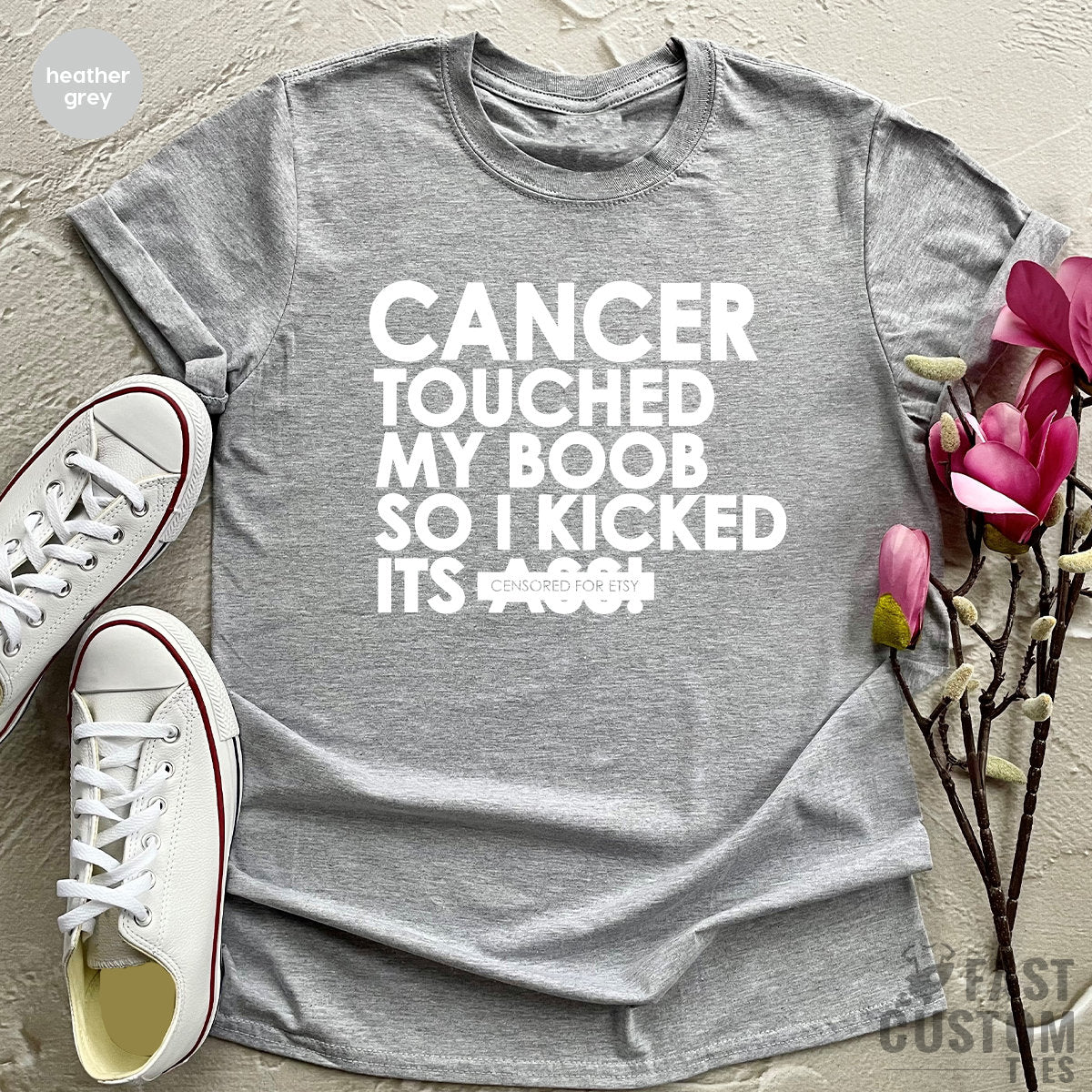 Funny Cancer Shirt, Cancer Awareness Tee, Breast Cancer TShirt, Cancer Touch My Boobs, Cancer Survivor Shirt, Team Cancer Shirt, Cancer Tee - Fastdeliverytees.com