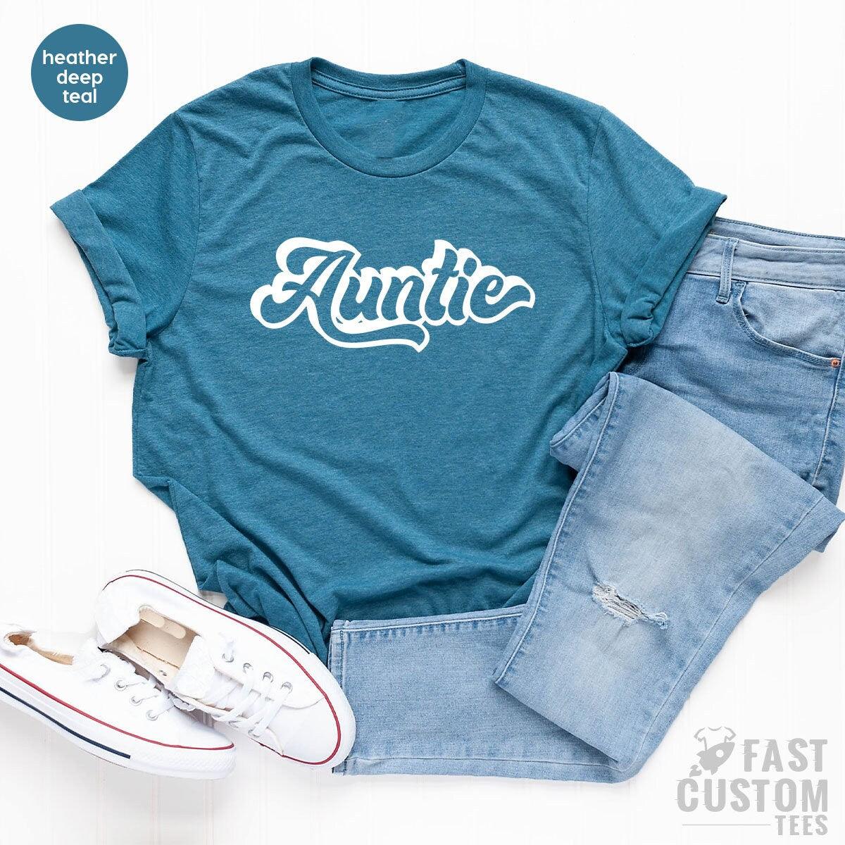 Retro Auntie Shirt, Vintage Aunt Shirt, New Aunt Gift, Mothers Day Shirt, Aunt To Be Shirt - Fastdeliverytees.com