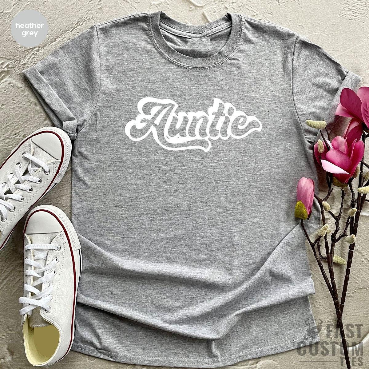 Retro Auntie Shirt, Vintage Aunt Shirt, New Aunt Gift, Mothers Day Shirt, Aunt To Be Shirt - Fastdeliverytees.com