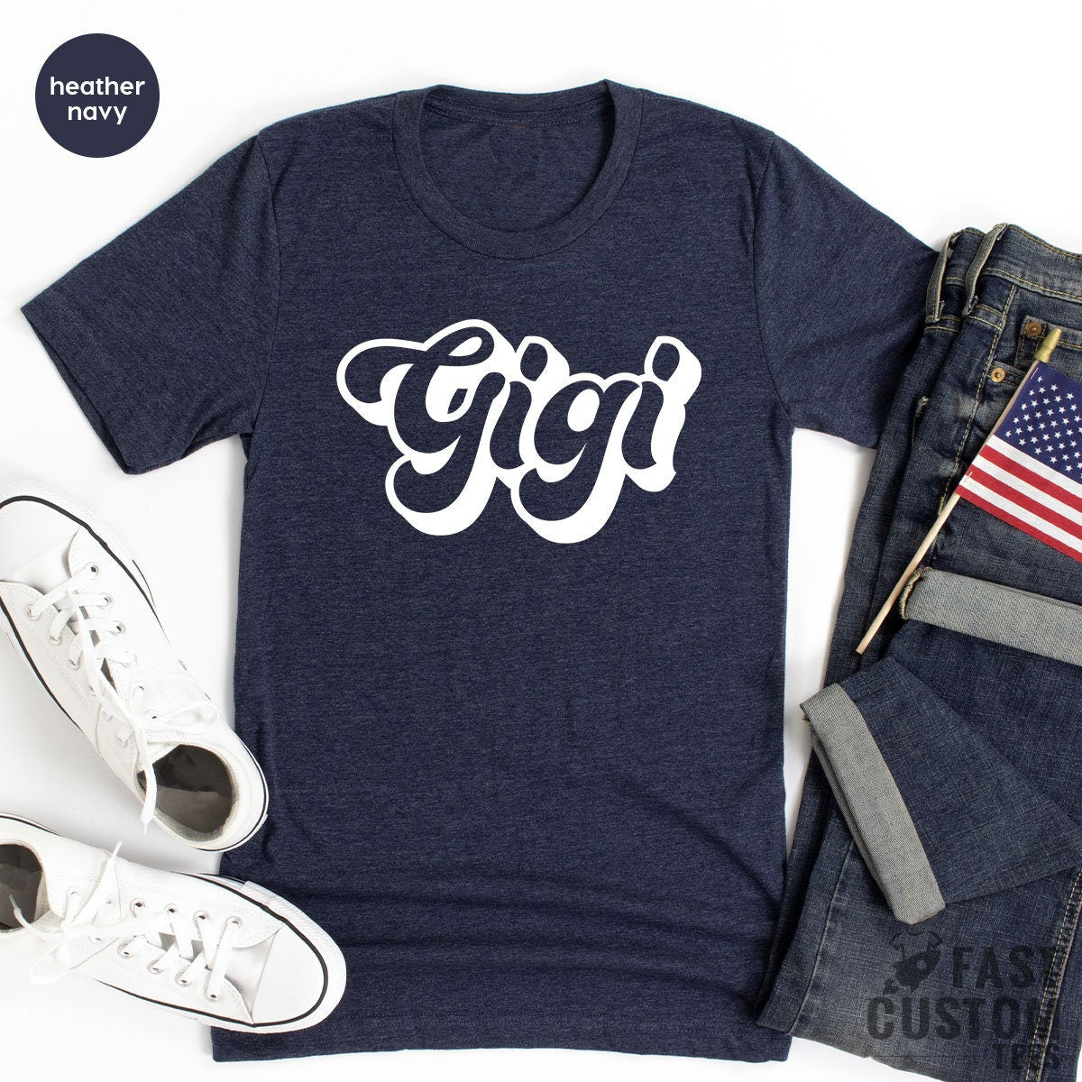 Gigi T Shirt, Grandma Shirt, Grandmother Shirts, Nana Mothers Day Shirt, Retro Gigi Shirt, Retro Grandma Shirt, Grandparents Shirt - Fastdeliverytees.com