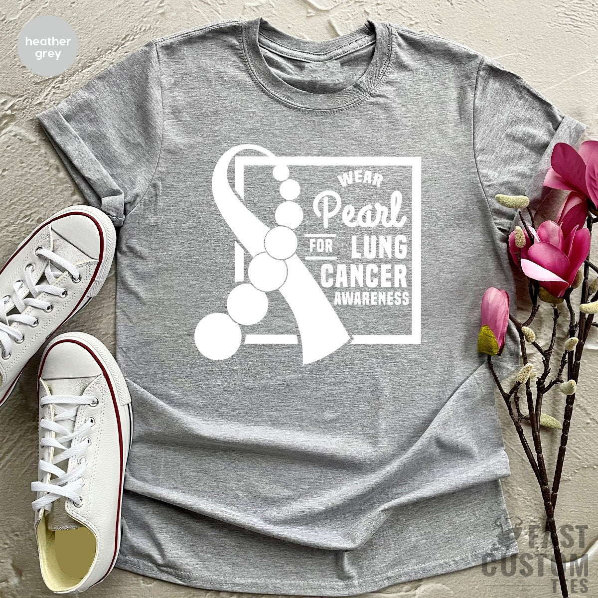 Cancer T Shirt, Lung Cancer Awareness, Cancer Survivor Shirt, Fight Cancer Shirt, Wear Pearl For Lung Cancer, Support Cancer Shirt - Fastdeliverytees.com