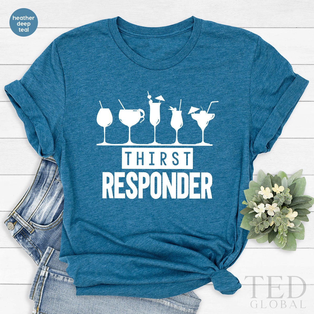 Funny Bartender TShirt, Bartending T Shirt, Mixologist Shirt, Thirst Responder Shirt, Barmen Tee, Barmaid Gift, Bar Men Gift, Barista TShirt - Fastdeliverytees.com