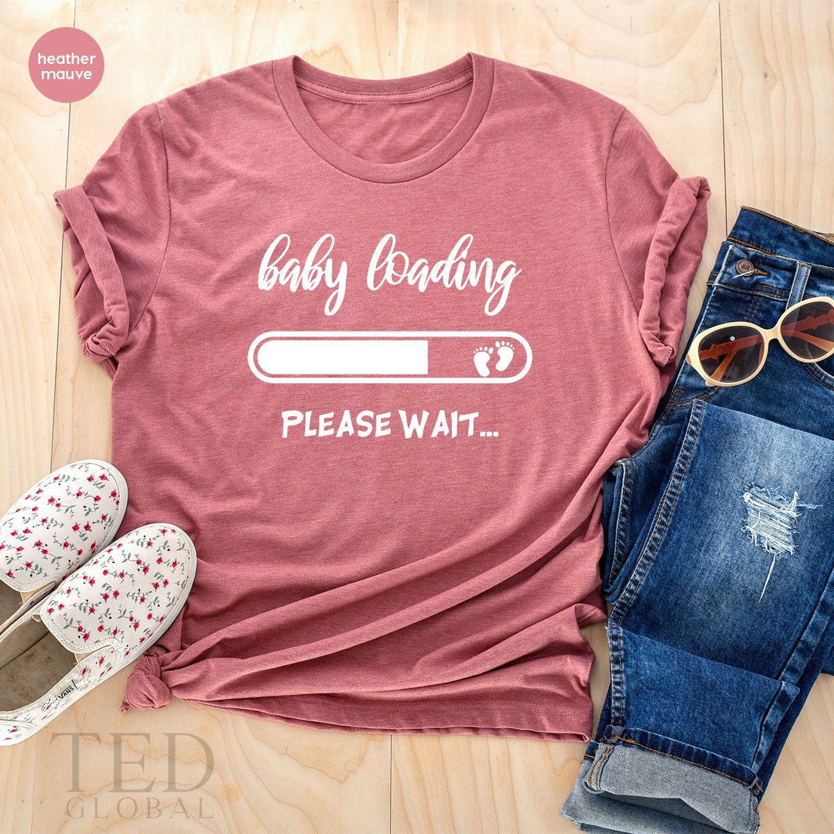 Funny expecting discount mom shirts