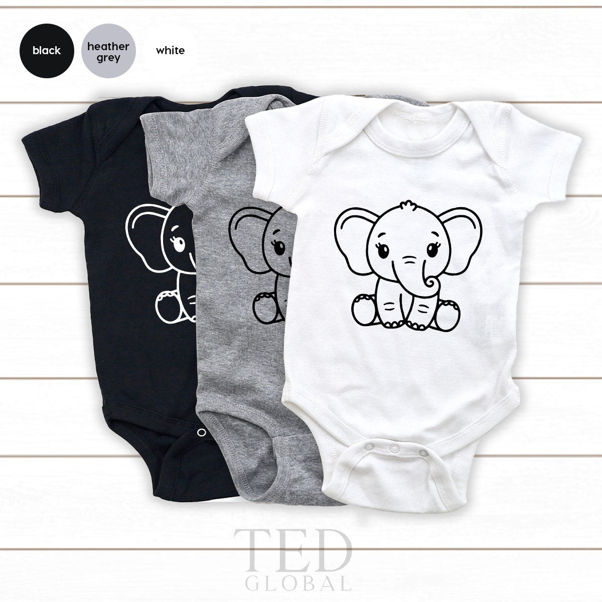 Elephant TShirt, Cute Elephant T Shirt, Elephant Shirt Toddler, Kids Birthday Gift, Baby Elephant T-Shirt, Animal Lover Tee, Elephant Outfit - Fastdeliverytees.com