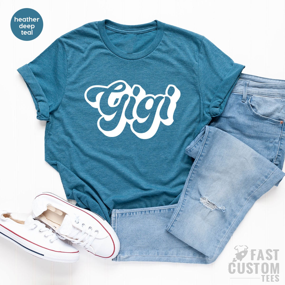 Gigi T Shirt, Grandma Shirt, Grandmother Shirts, Nana Mothers Day Shirt, Retro Gigi Shirt, Retro Grandma Shirt, Grandparents Shirt - Fastdeliverytees.com